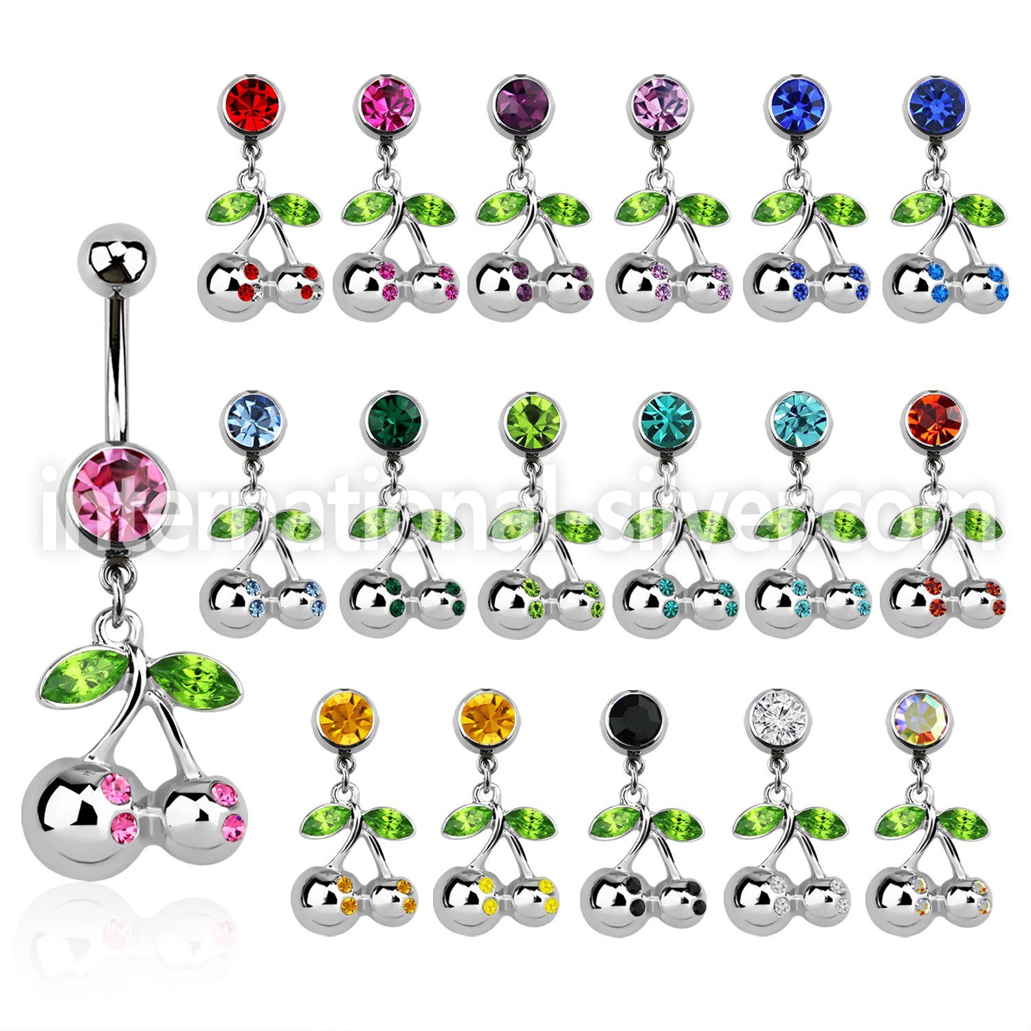 mcd361 belly rings surgical steel 316l belly button