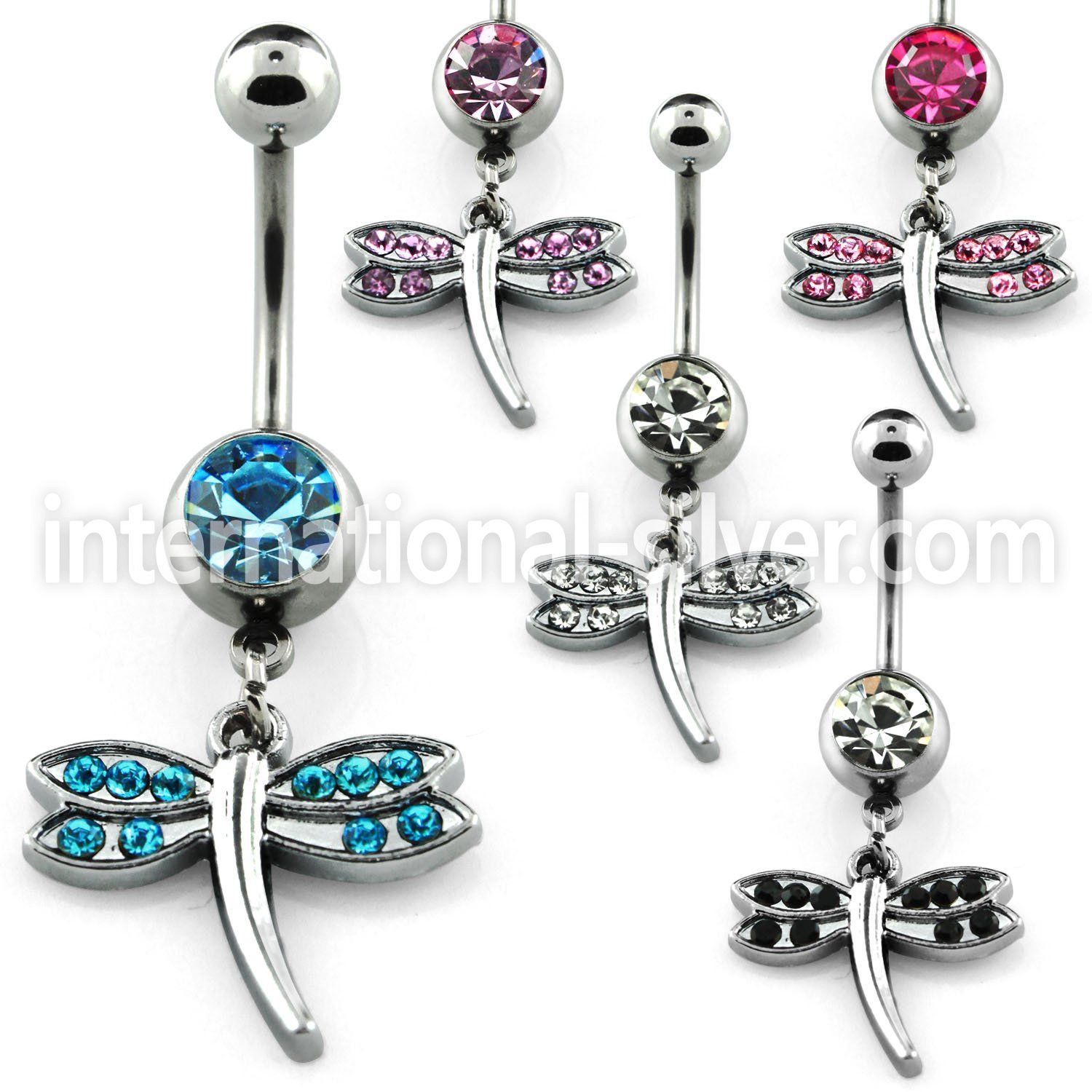 mcd392 belly rings surgical steel 316l belly button