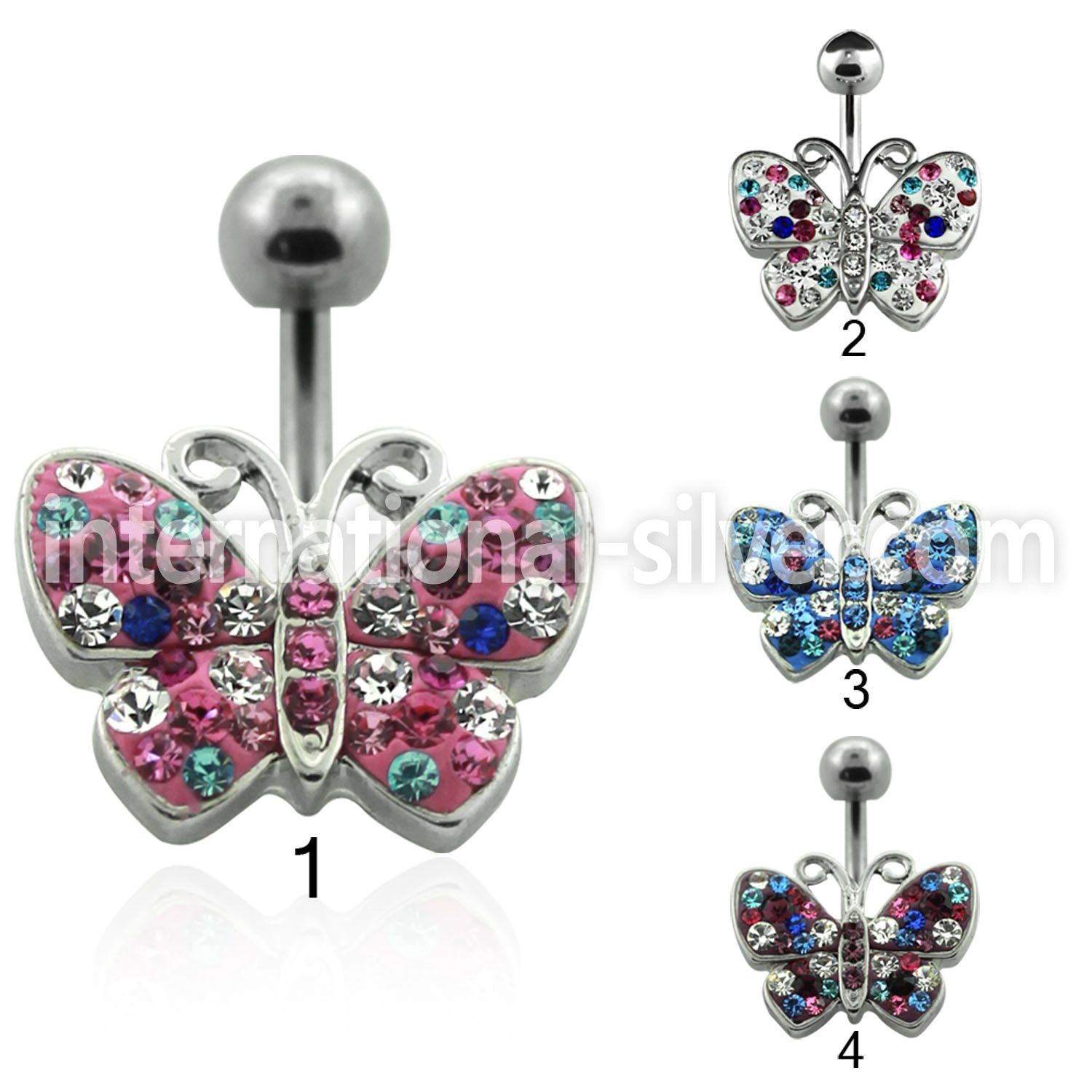 mcd448 belly rings surgical steel 316l belly button