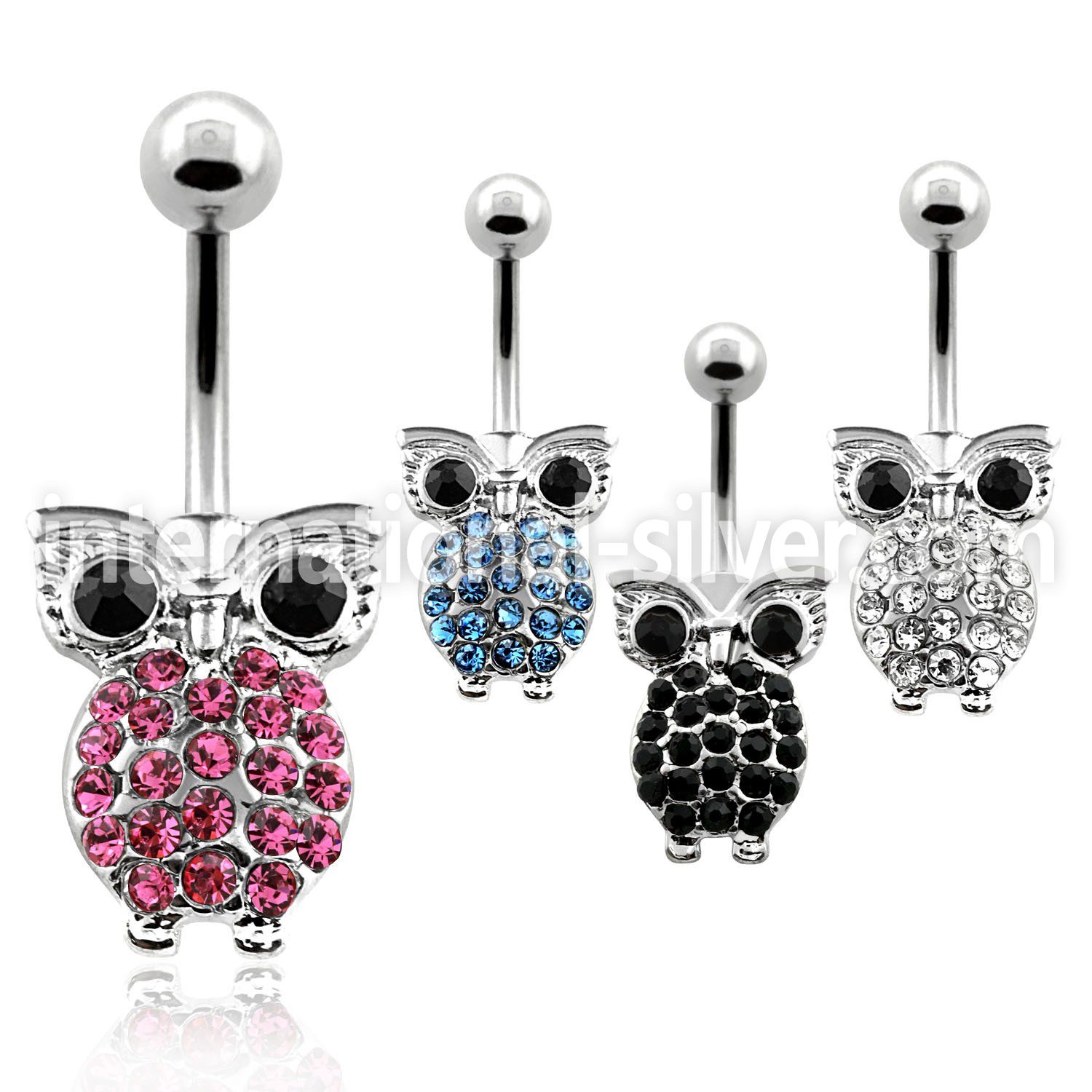 mcd451 belly rings surgical steel 316l belly button