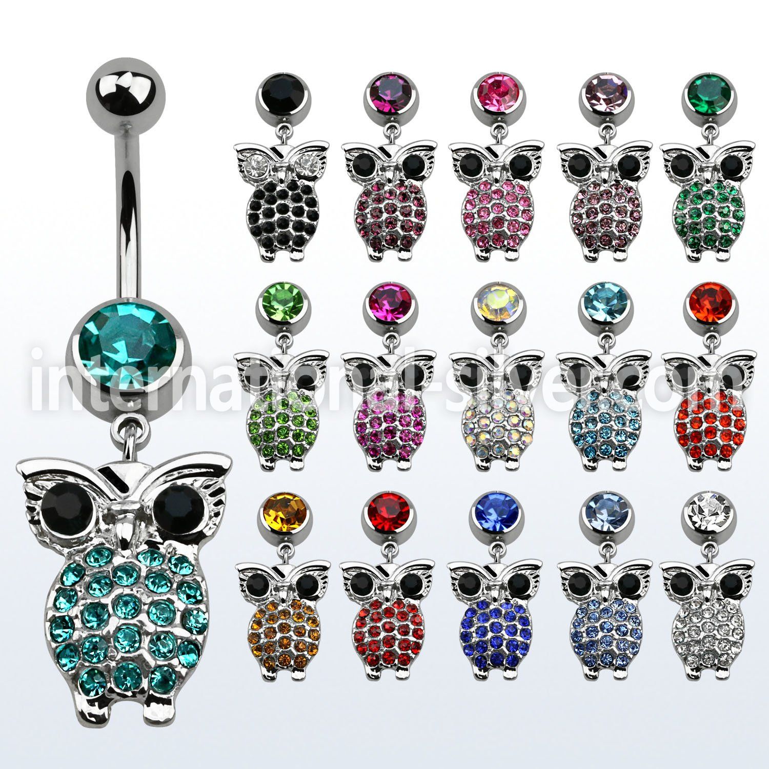 mcd451d belly rings surgical steel 316l belly button