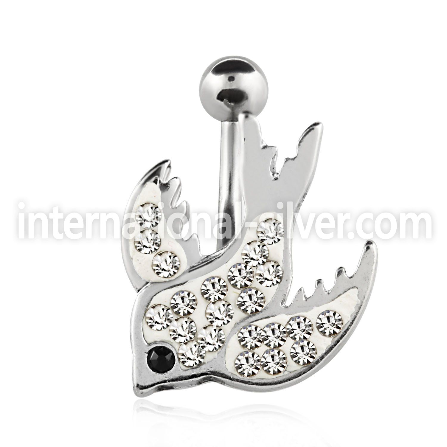 mcd453 belly rings surgical steel 316l belly button
