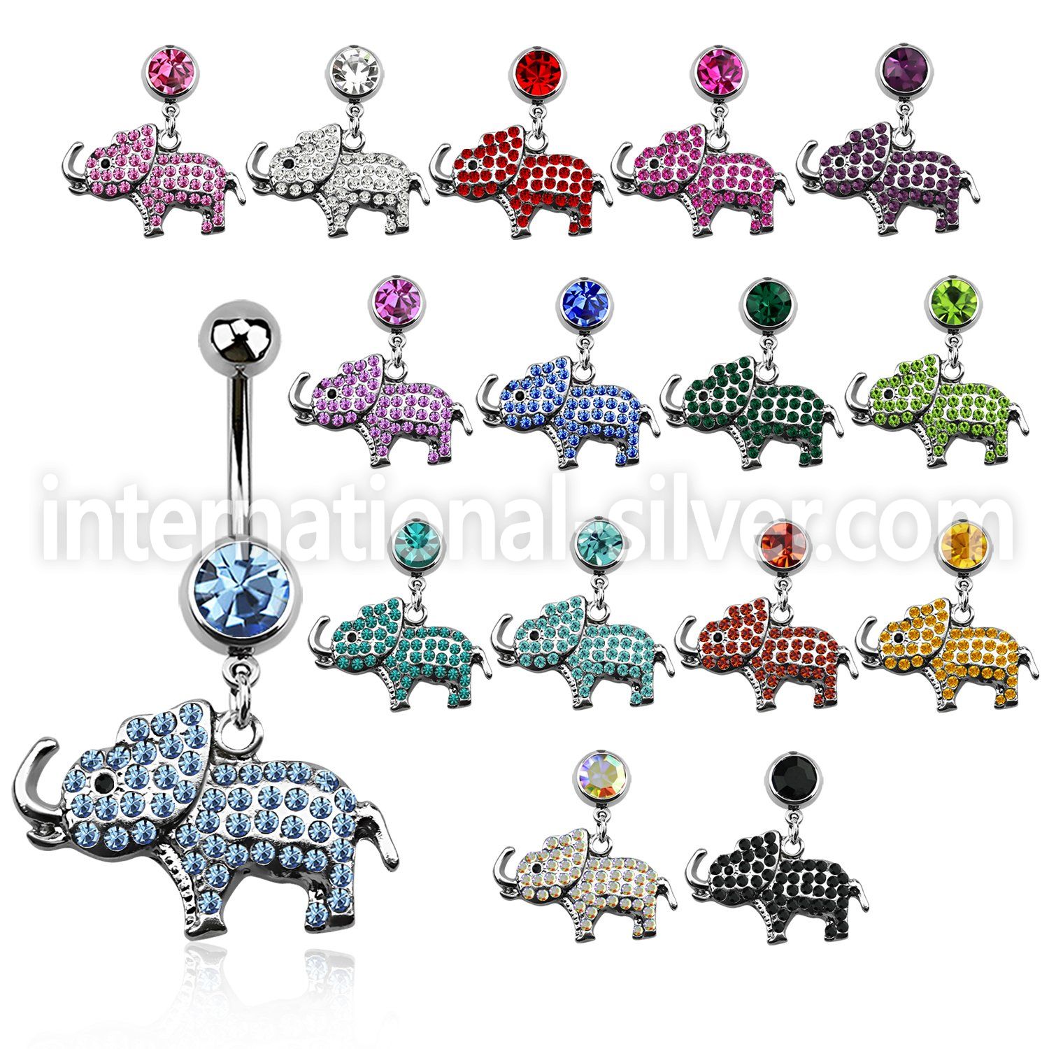 mcd457 belly rings surgical steel 316l belly button