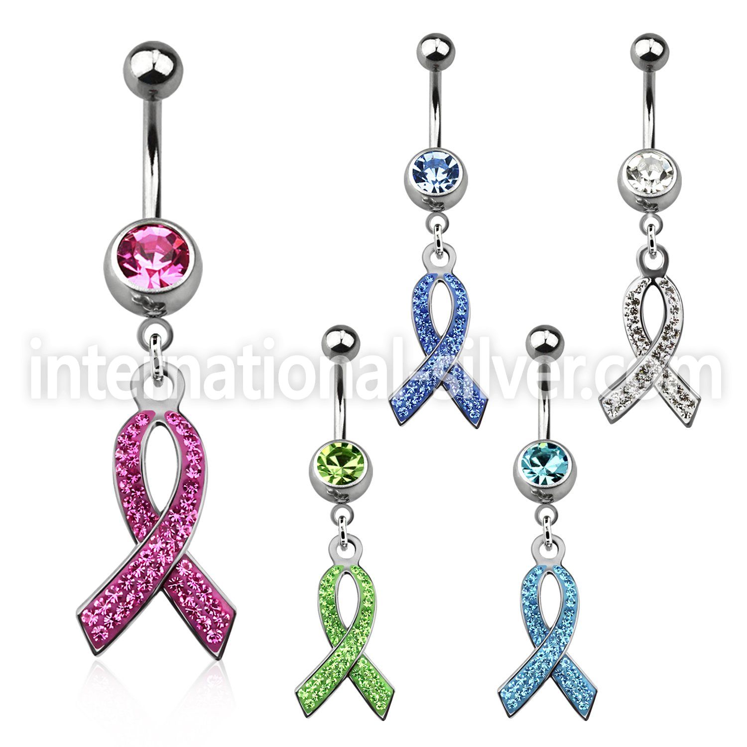 mcd501f belly rings surgical steel 316l belly button