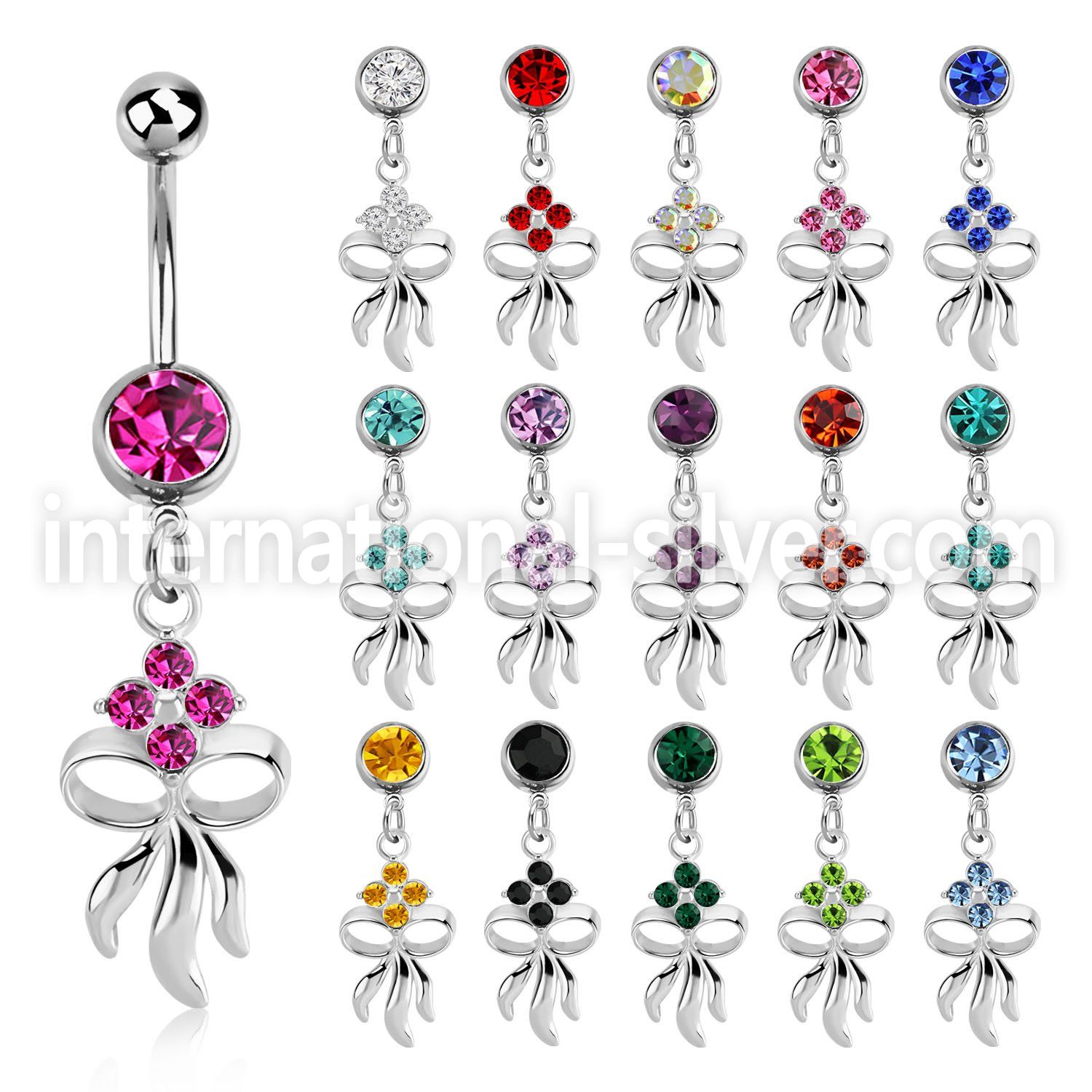 mcd508 belly rings surgical steel 316l belly button