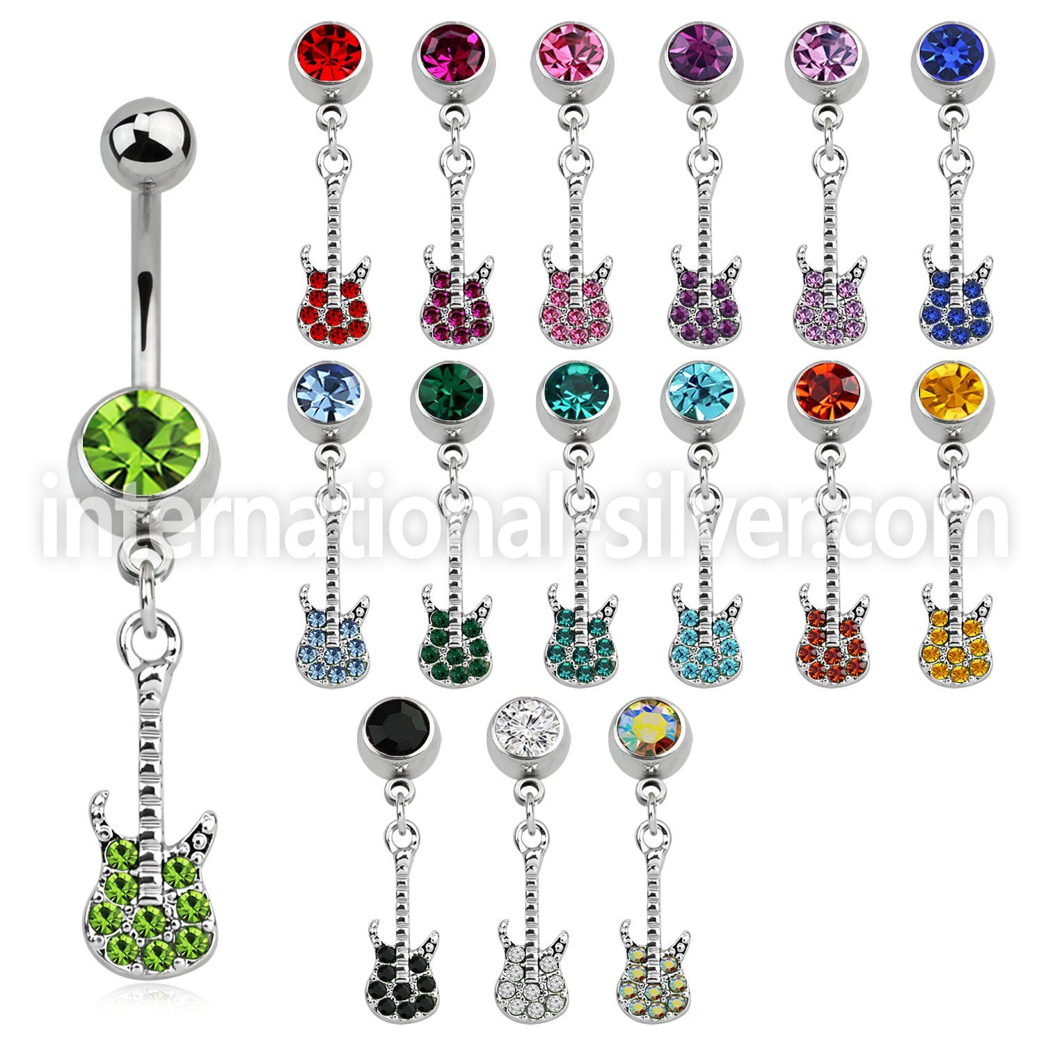 mcd538 belly rings surgical steel 316l belly button