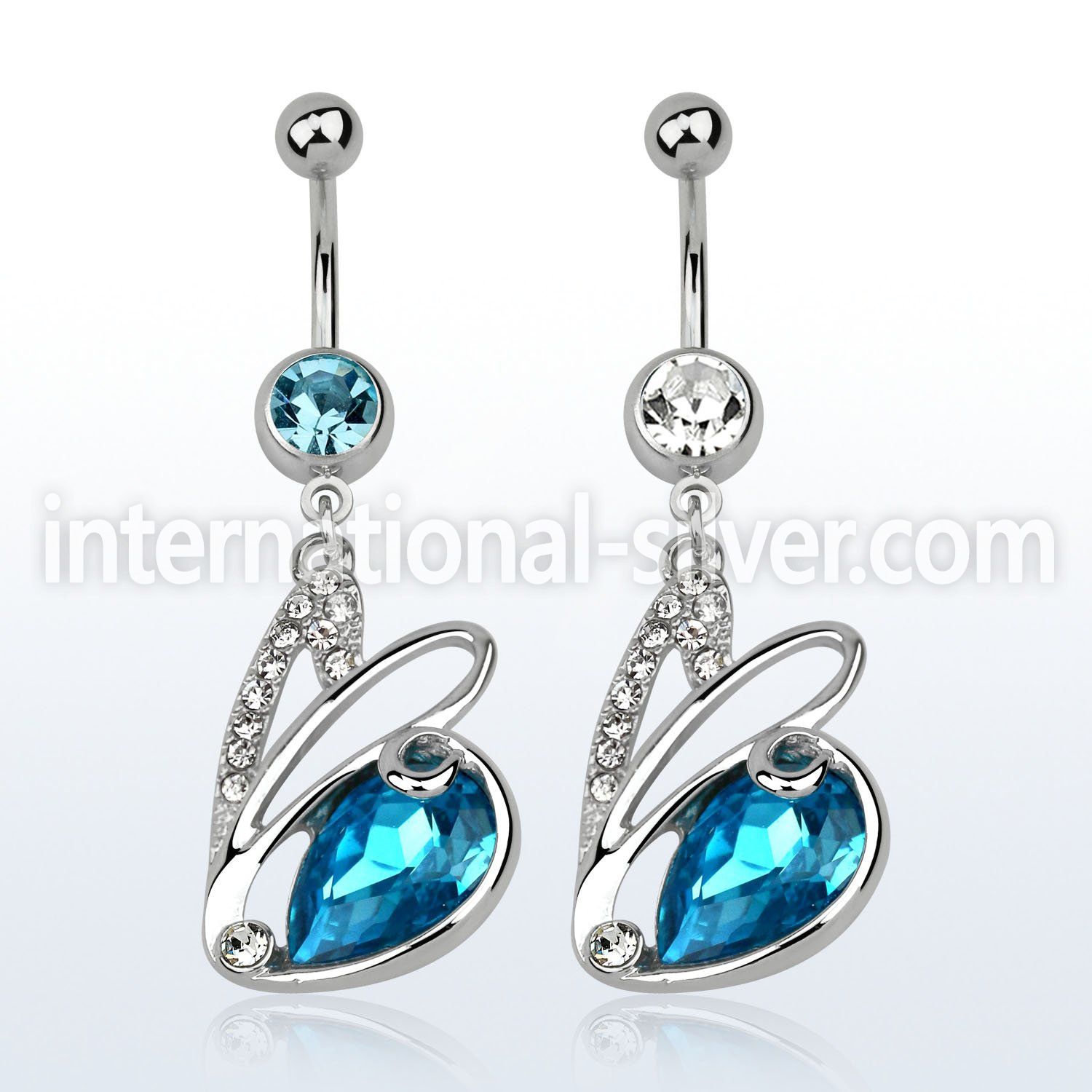 mcd586 belly rings surgical steel 316l belly button