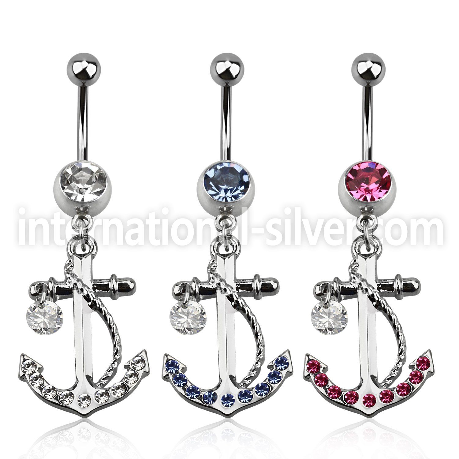 mcd589 belly rings surgical steel 316l belly button