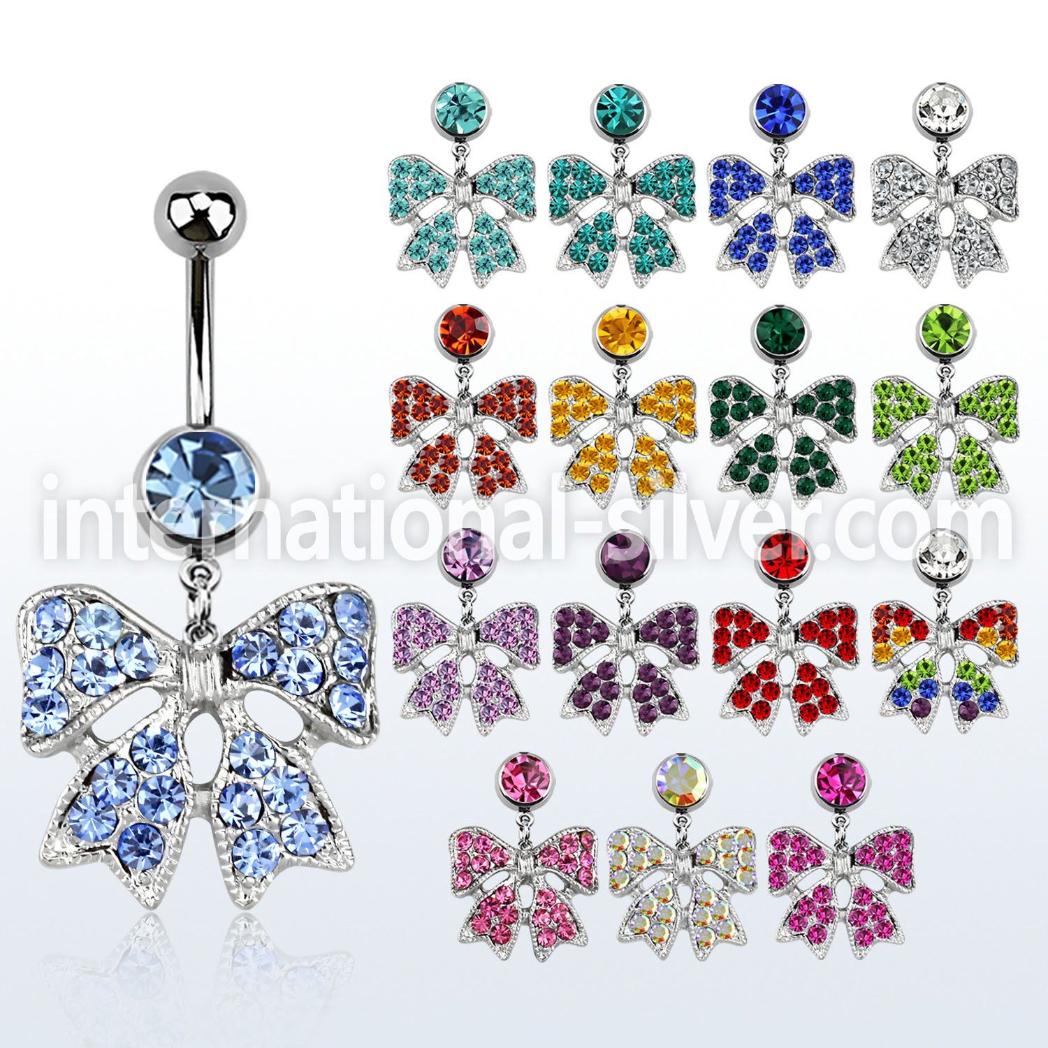 mcd595d belly rings surgical steel 316l belly button