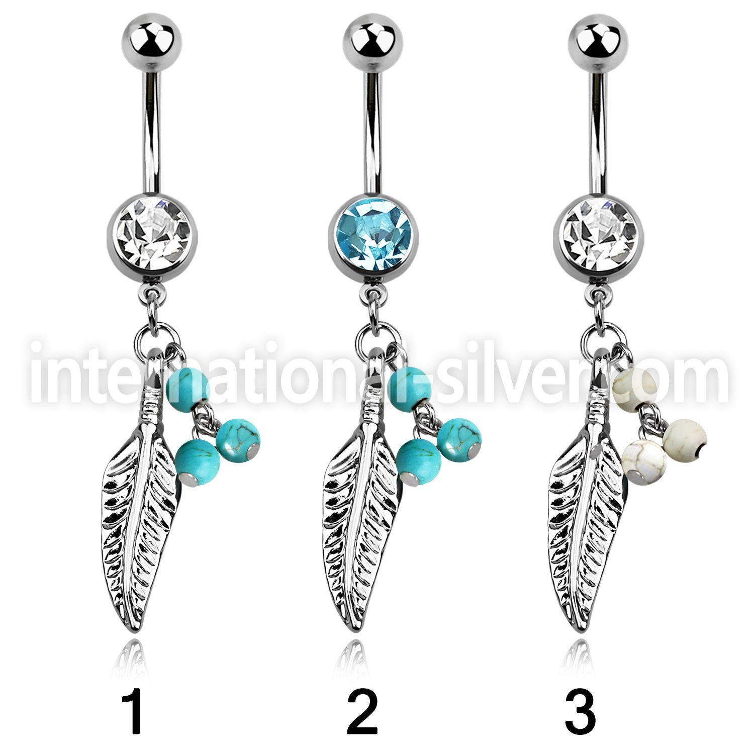 mcd601b belly rings surgical steel 316l belly button