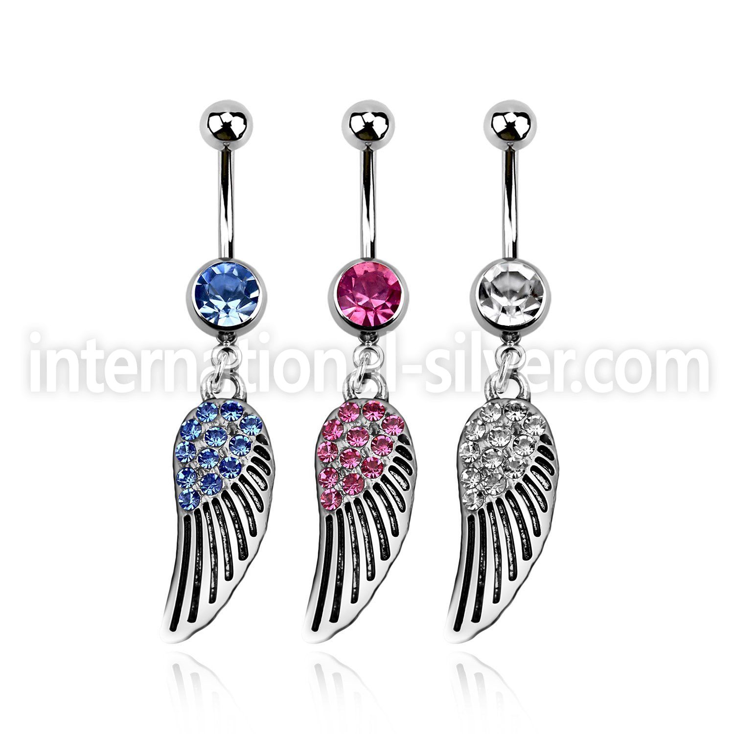 mcd607x belly rings surgical steel 316l belly button