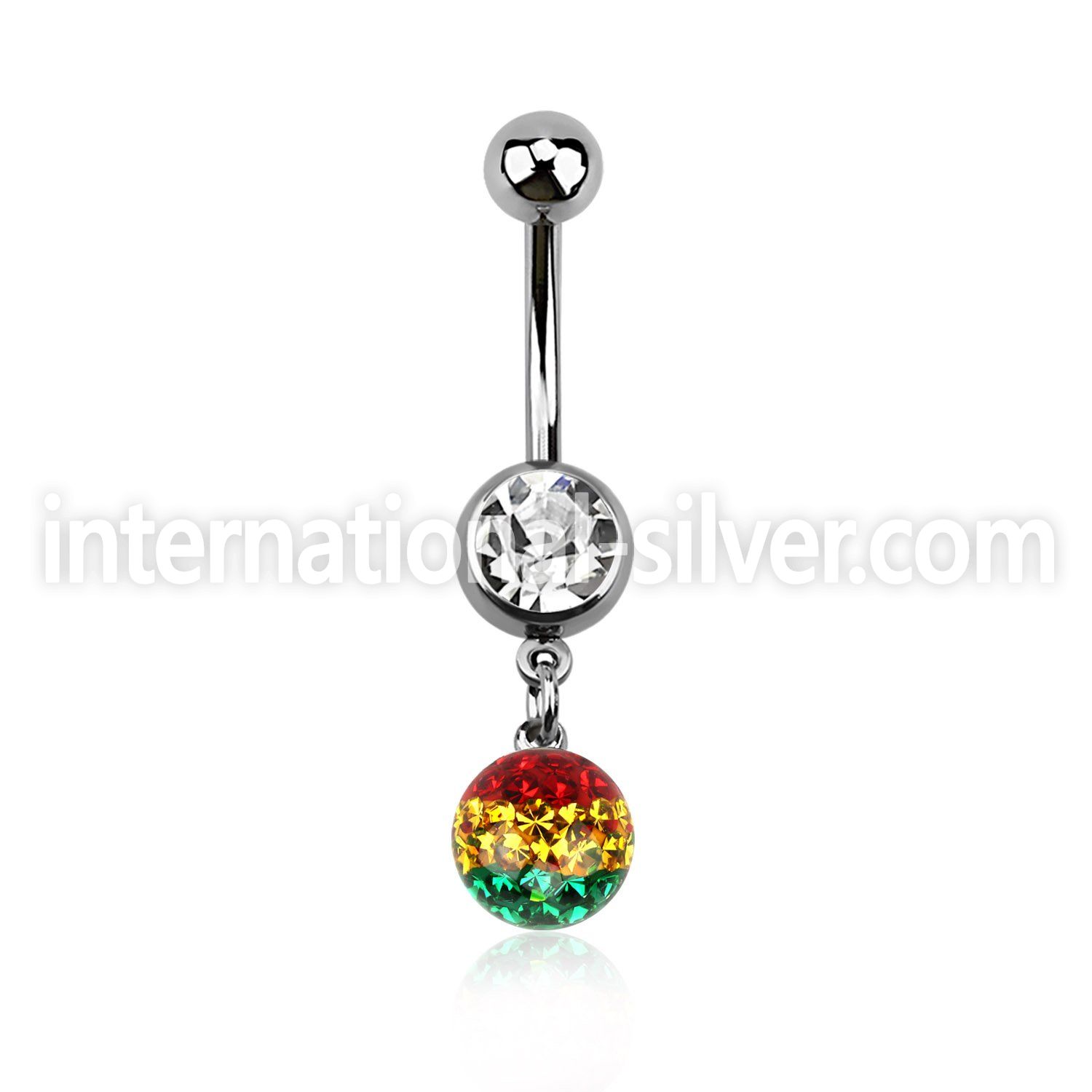 mcd626r belly rings surgical steel 316l belly button