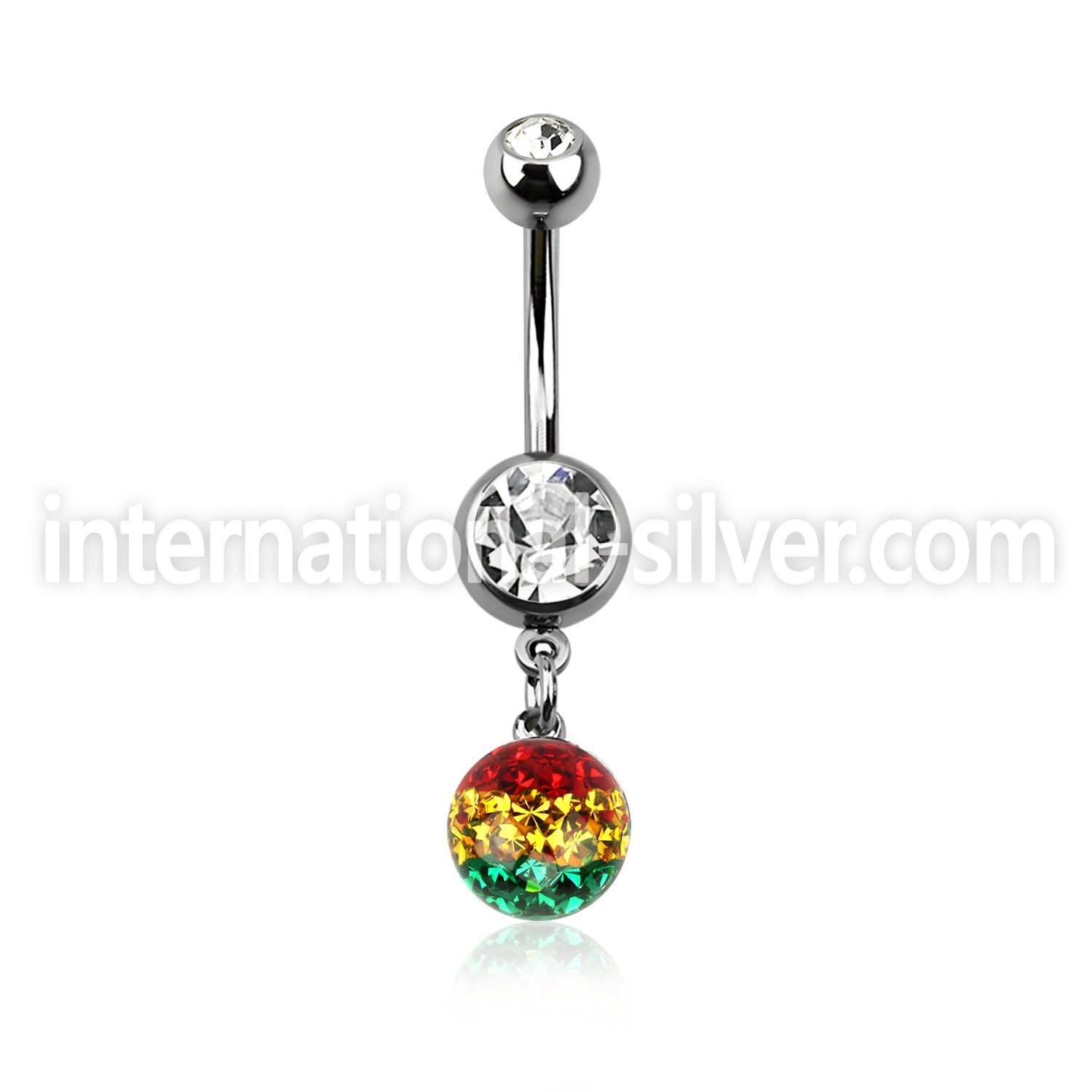 mcd626xr belly rings surgical steel 316l belly button
