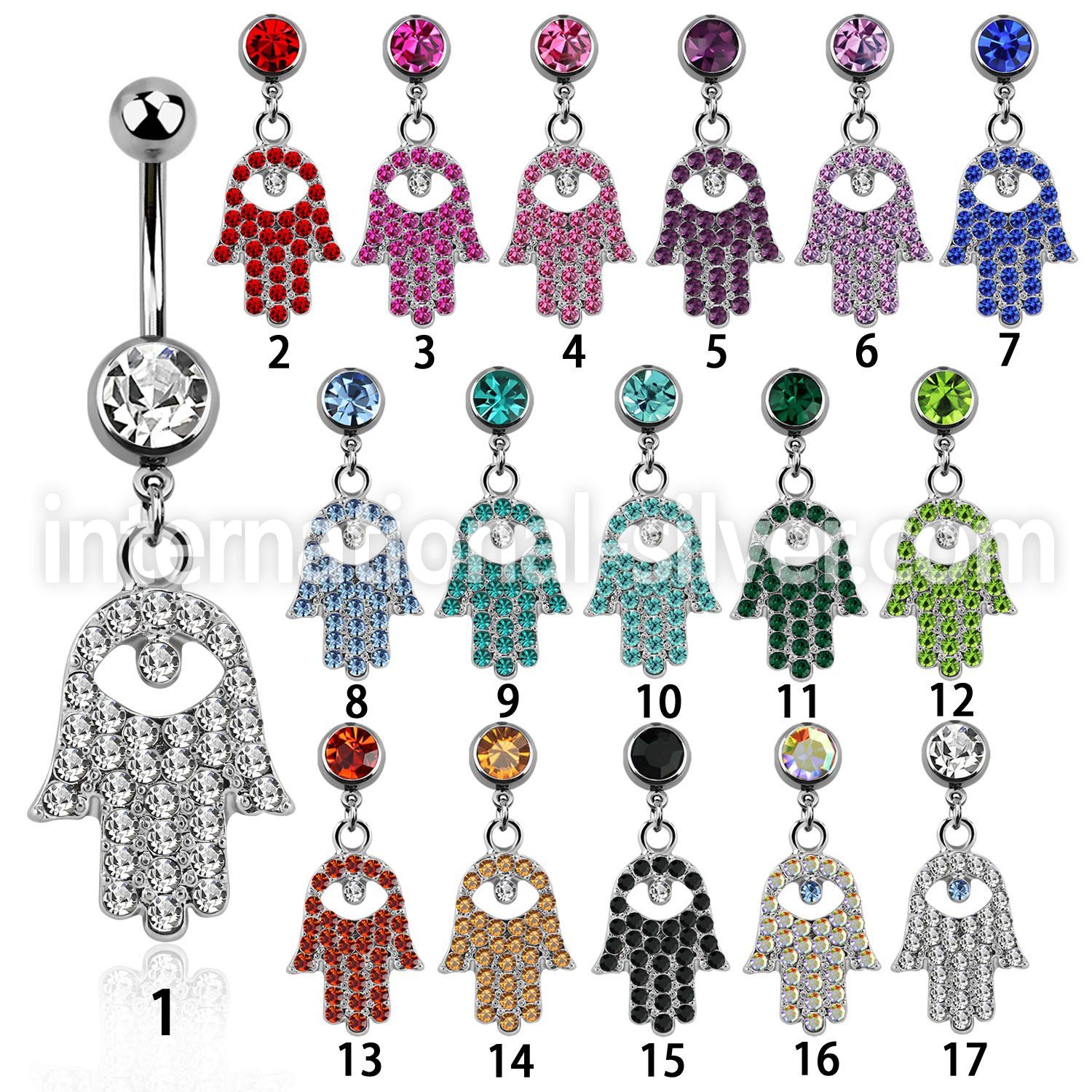 mcd668 belly rings surgical steel 316l belly button