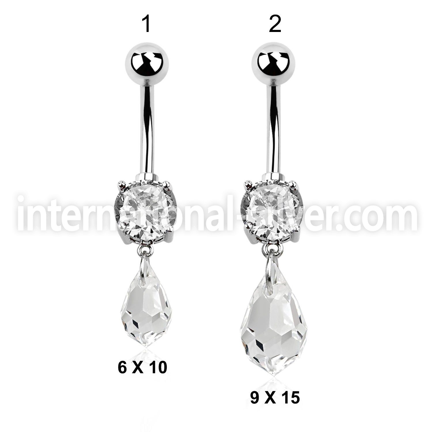 mcd710 belly rings surgical steel 316l belly button