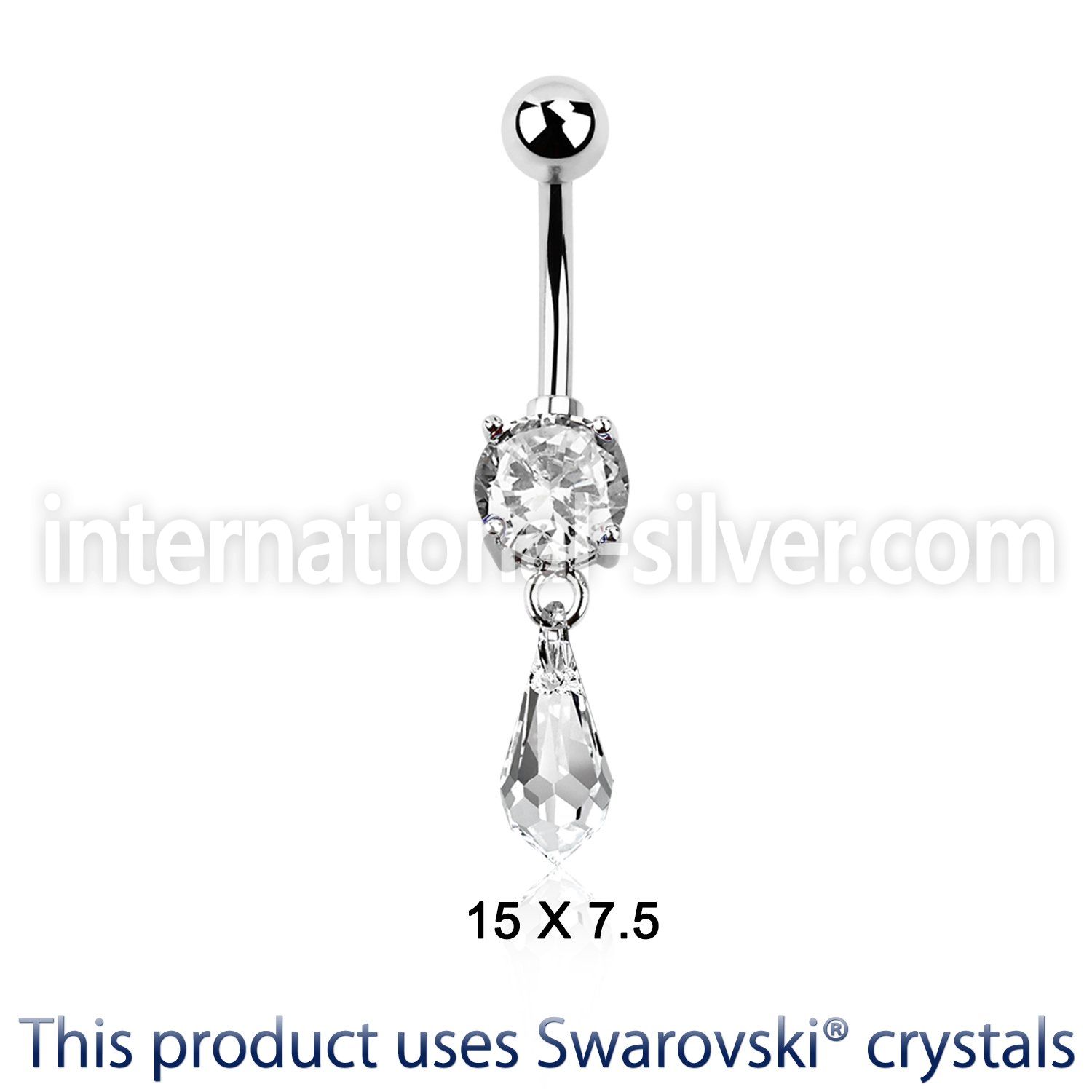 mcd713 belly rings surgical steel 316l belly button