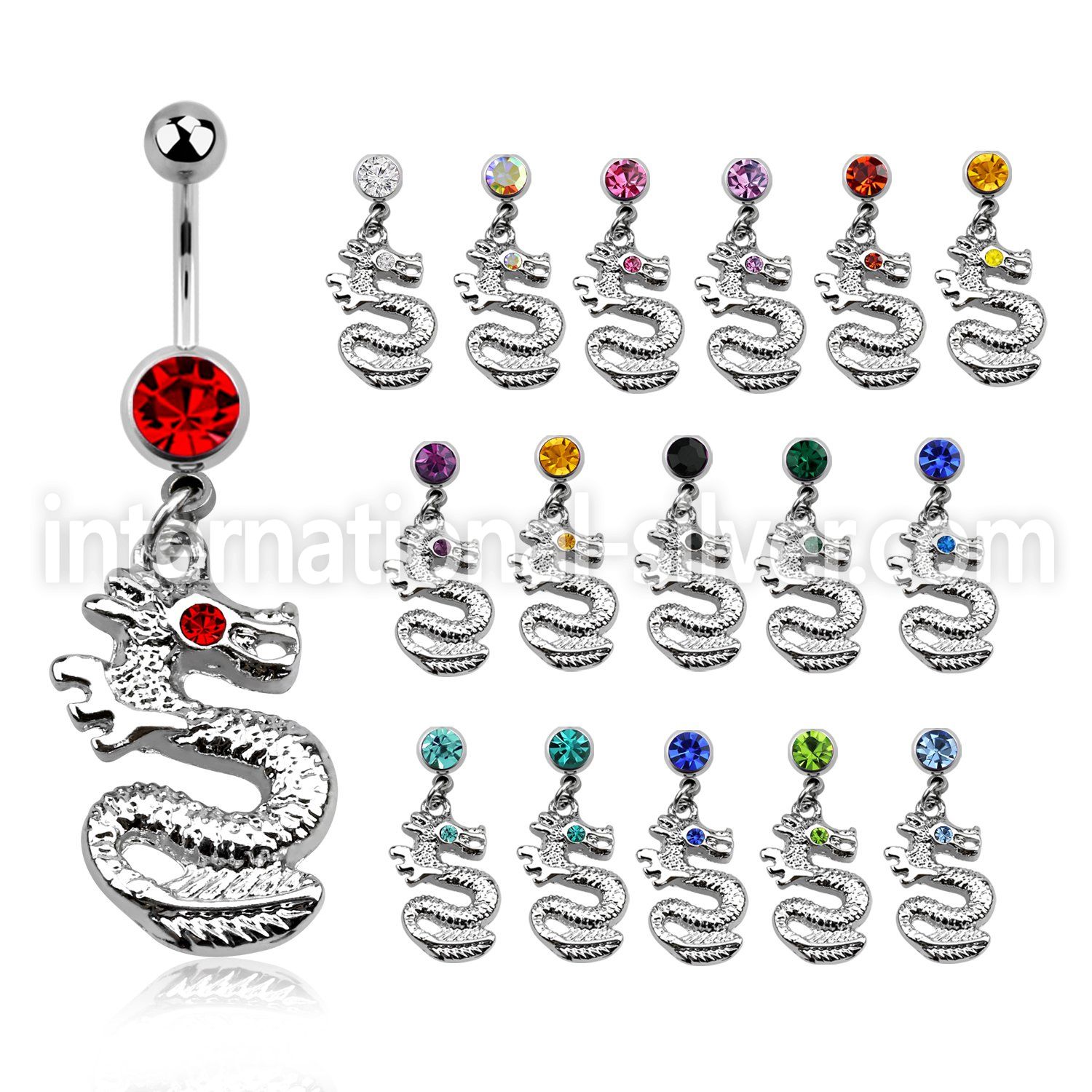 mcd721 belly rings surgical steel 316l belly button