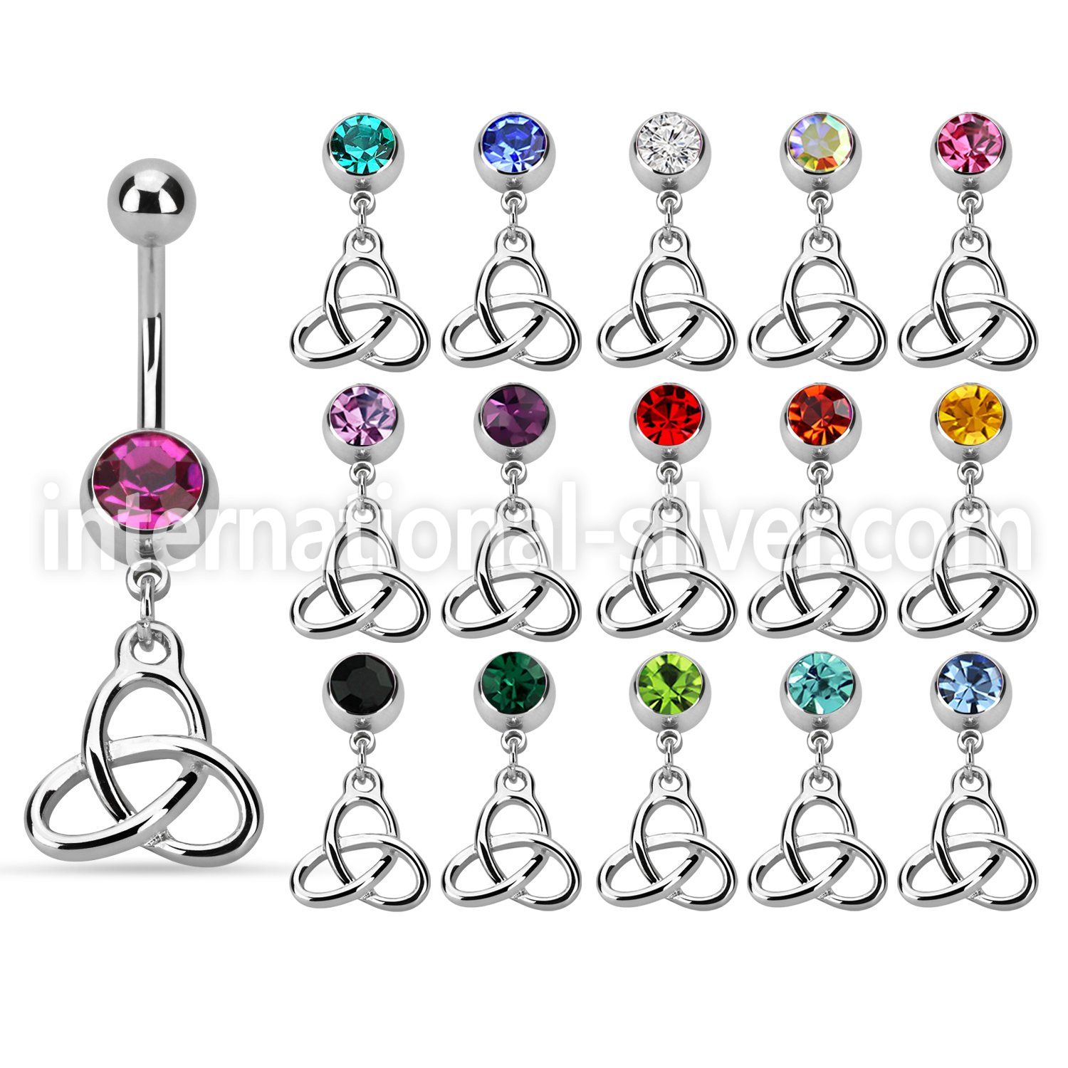 mcd736 belly rings surgical steel 316l belly button
