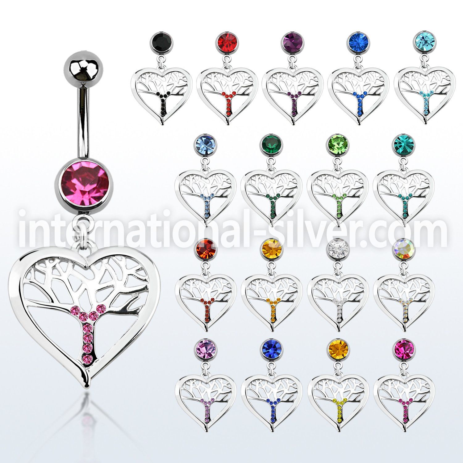 mcd751 belly rings surgical steel 316l belly button