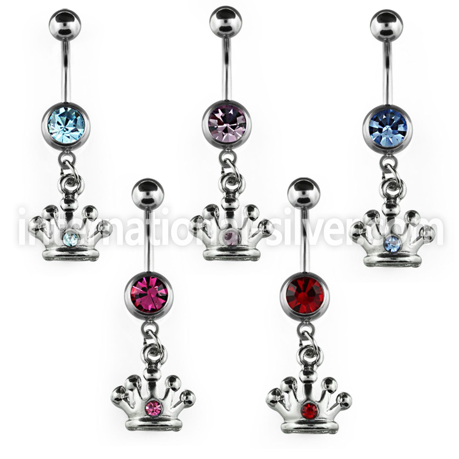 mcdcr2 belly rings surgical steel 316l belly button