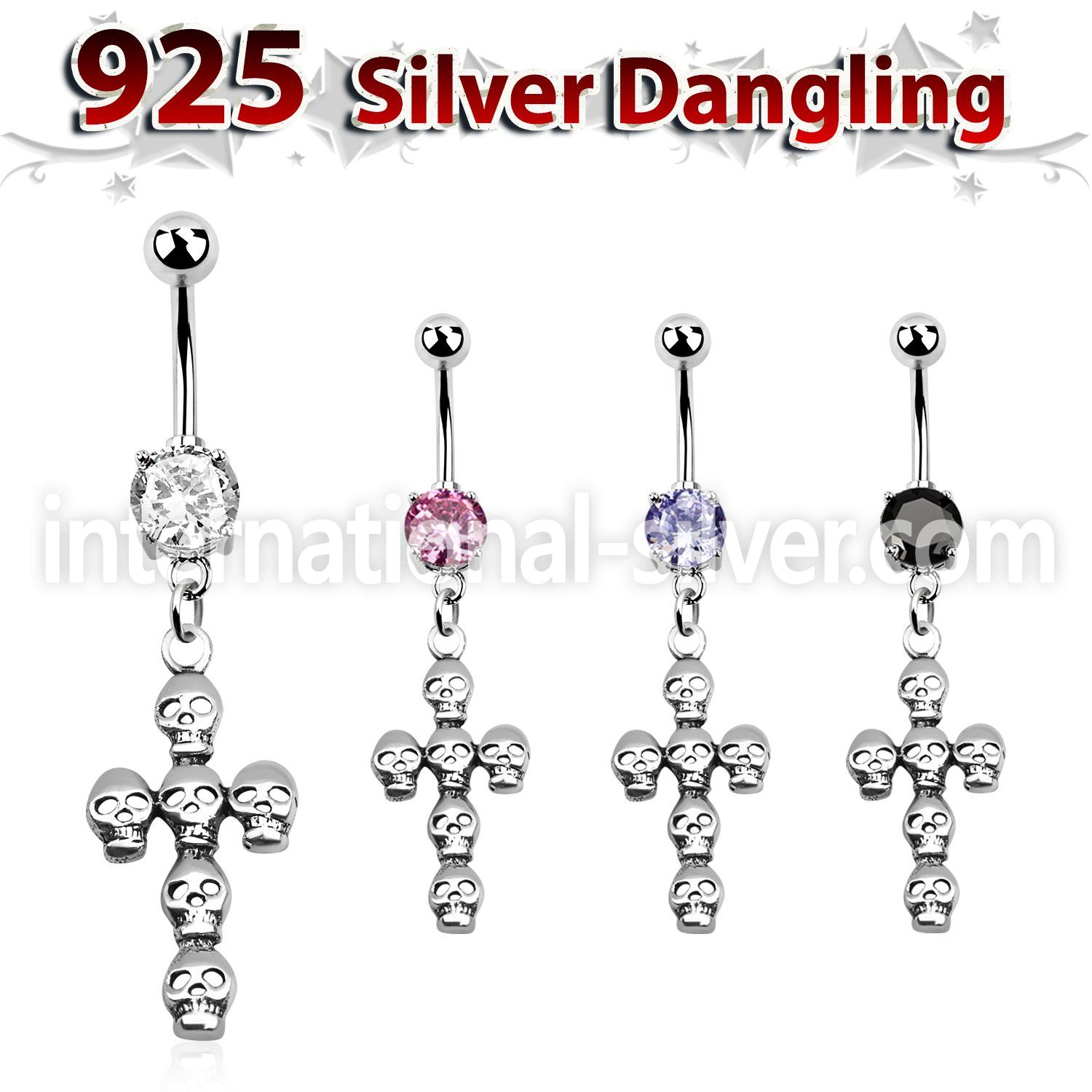 mcdvd11 belly rings surgical steel 316l belly button