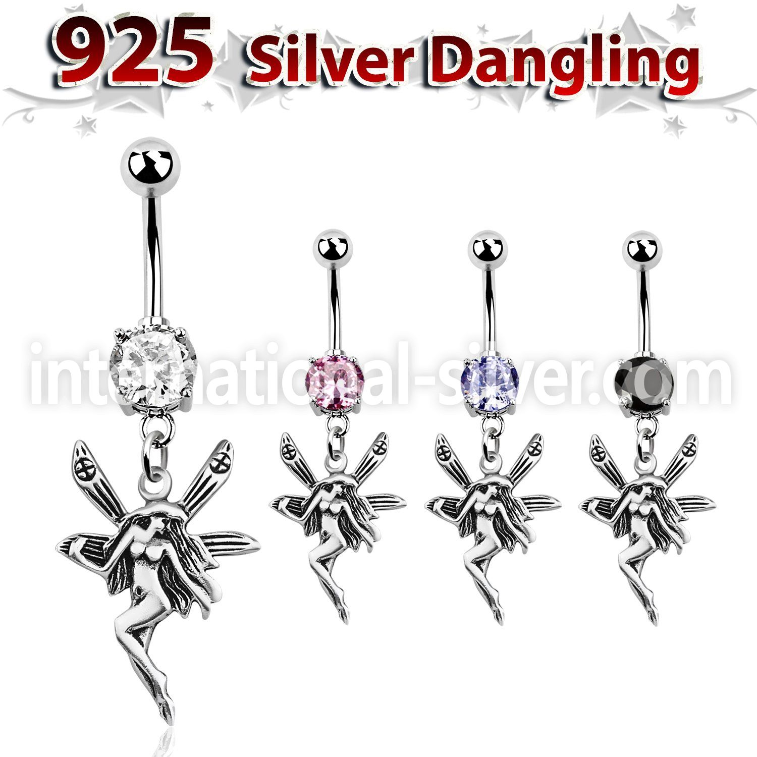 mcdvd12 belly rings surgical steel 316l belly button