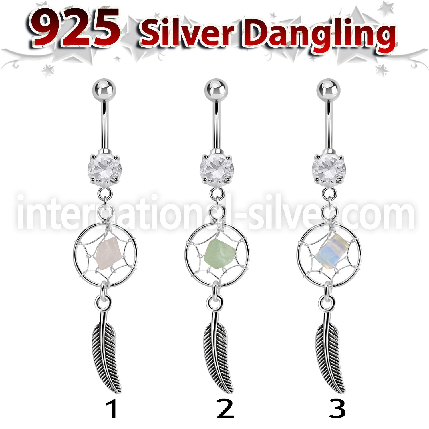 mcdvd1 belly rings surgical steel 316l belly button