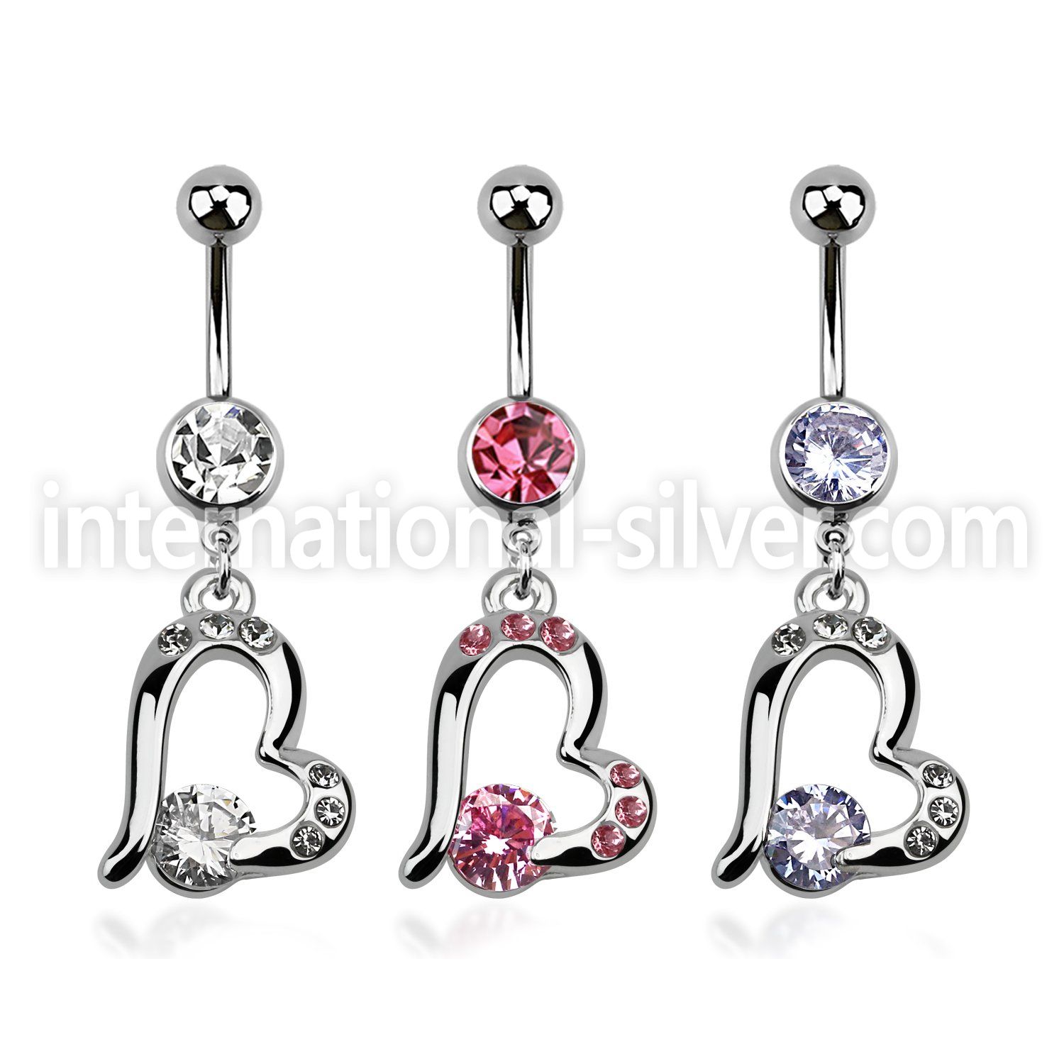 mcdz362 belly rings surgical steel 316l belly button