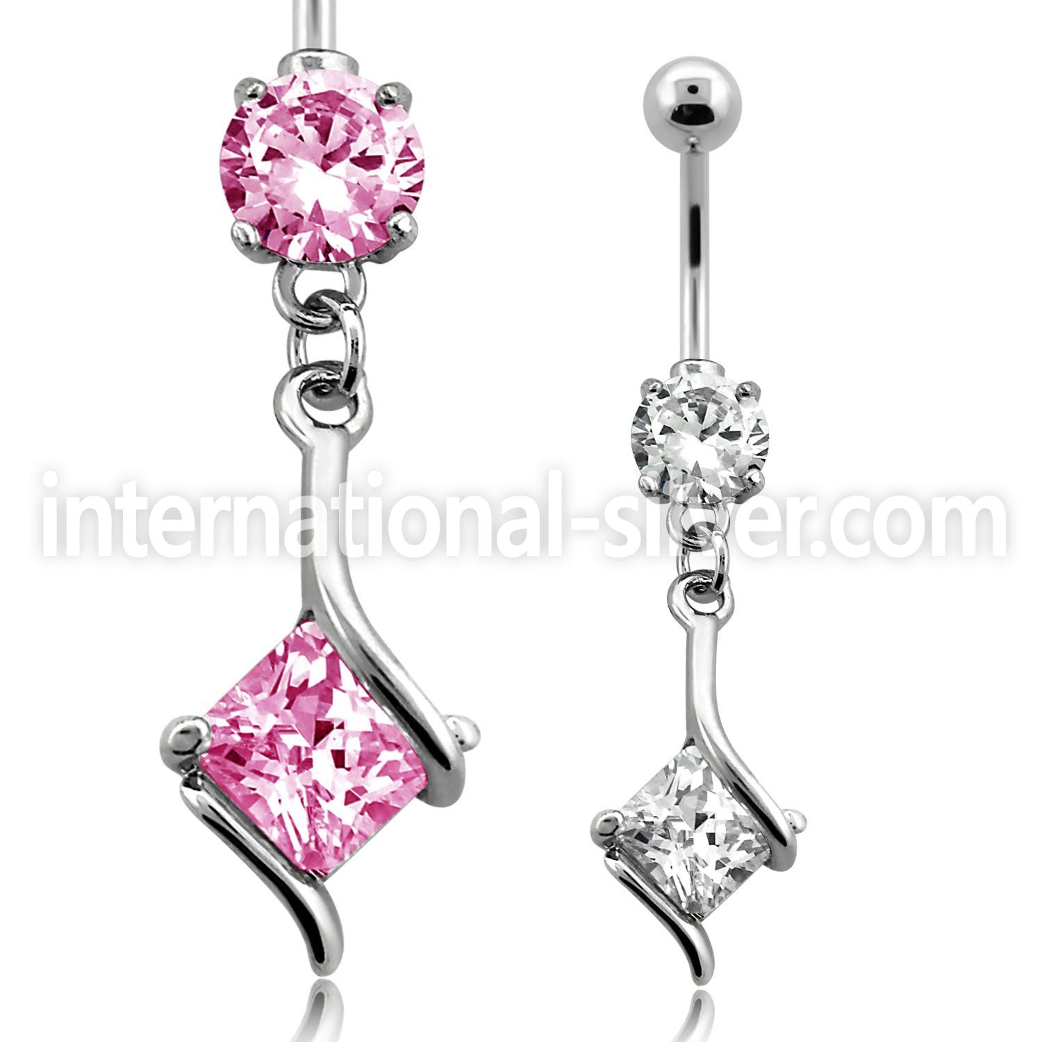mcdz406 belly rings surgical steel 316l belly button