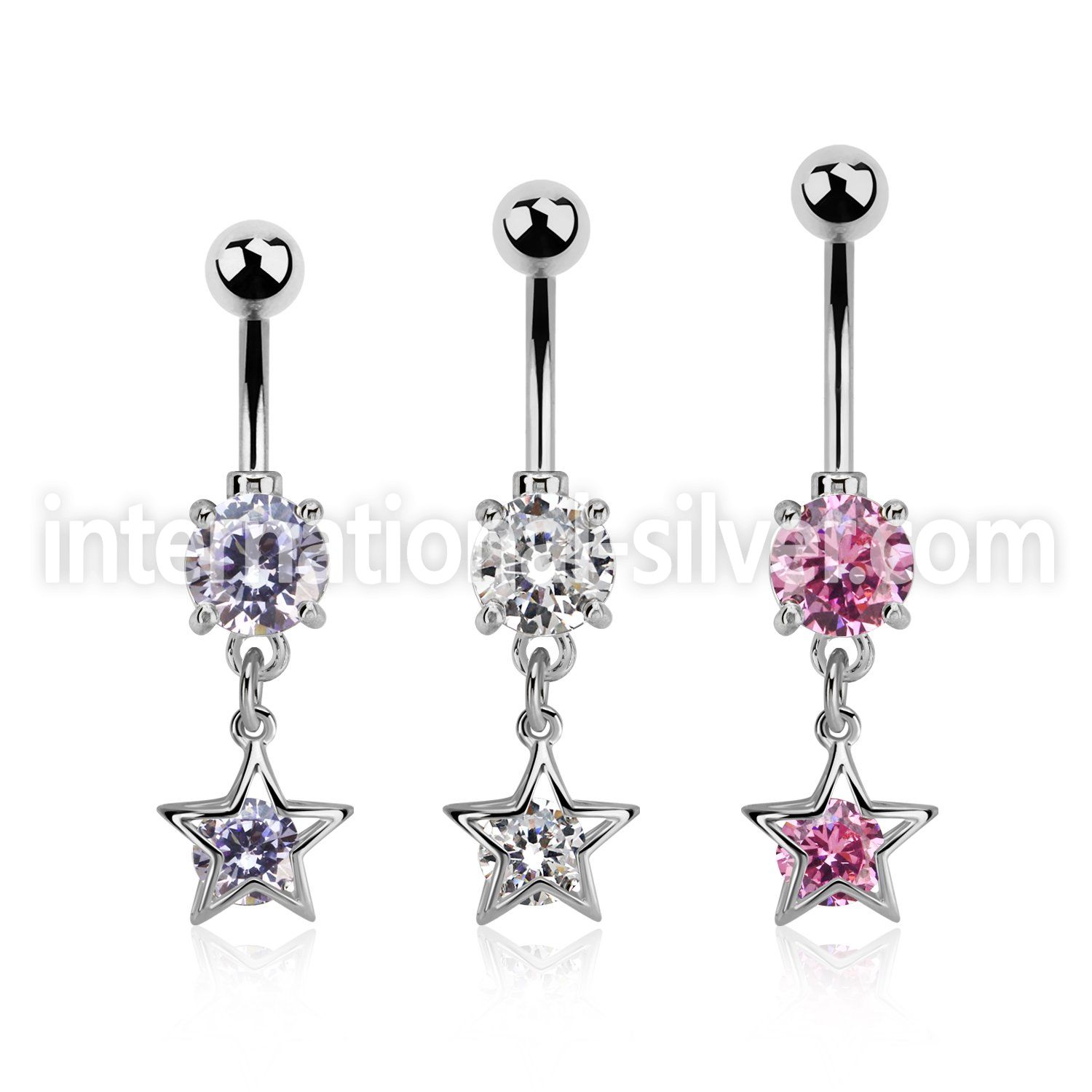 mcdz414 belly rings surgical steel 316l belly button