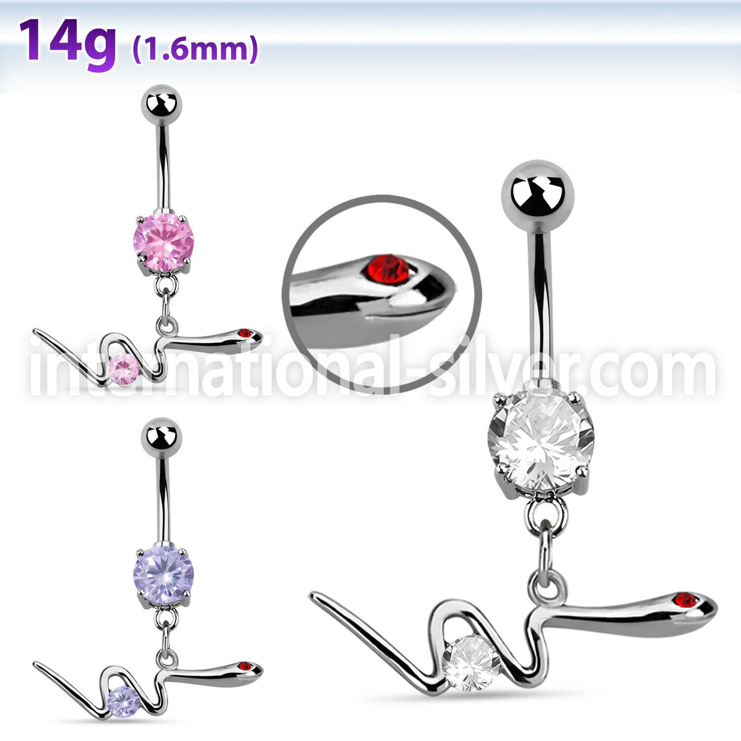 mcdz729 belly rings surgical steel 316l belly button