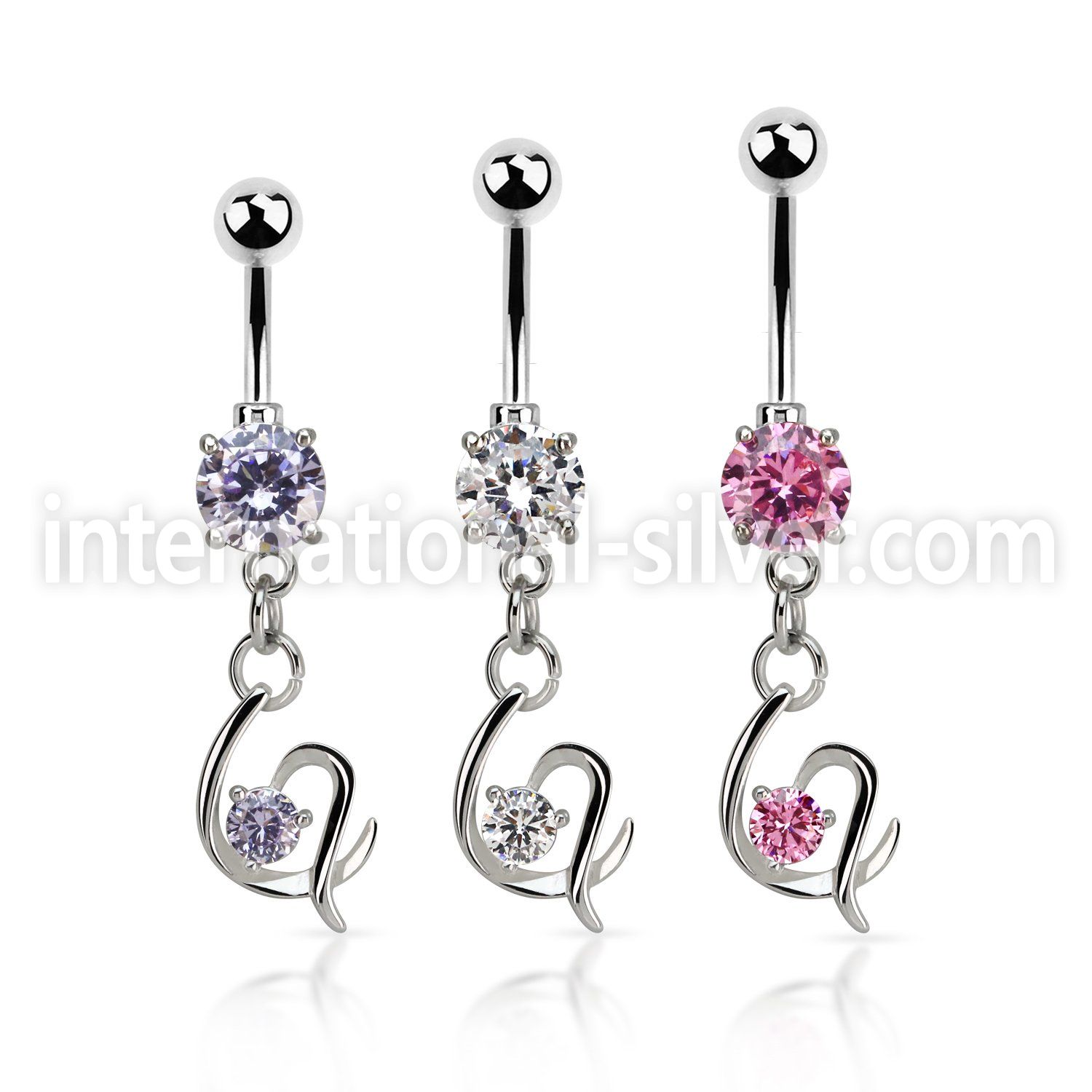 mcdz731 belly rings surgical steel 316l belly button