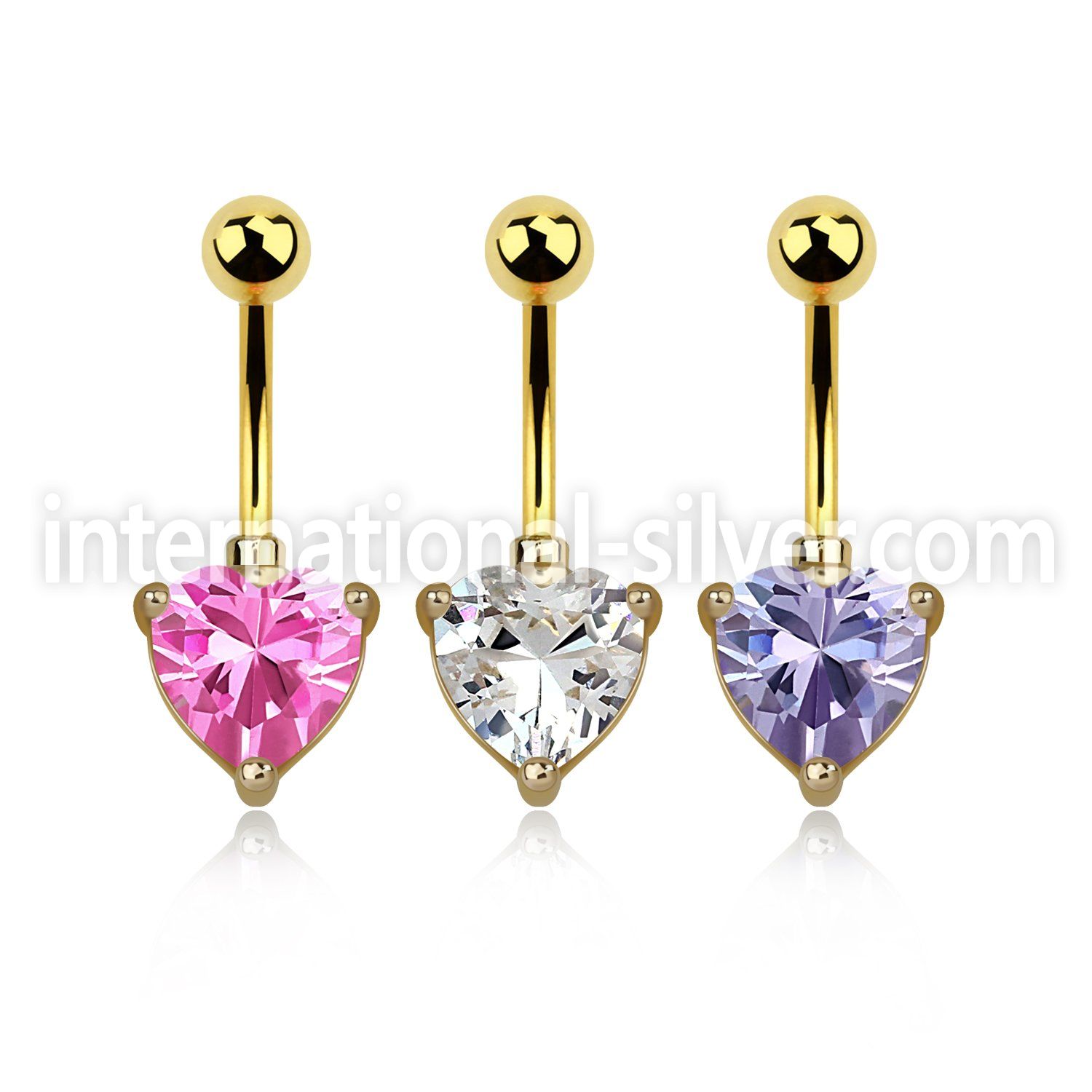 mdgz524 belly rings anodized surgical steel 316l belly button