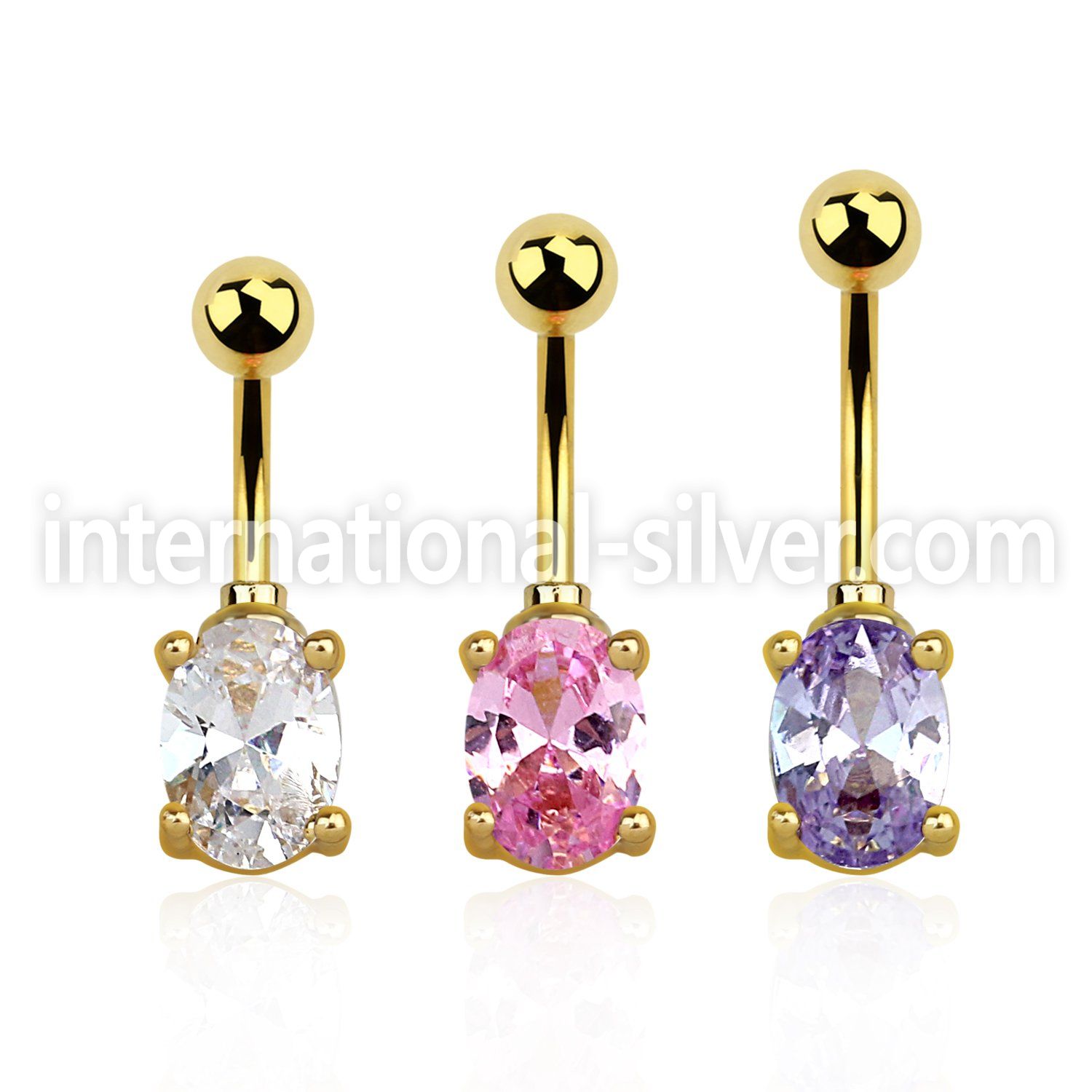 mdgz526 belly rings anodized surgical steel 316l belly button