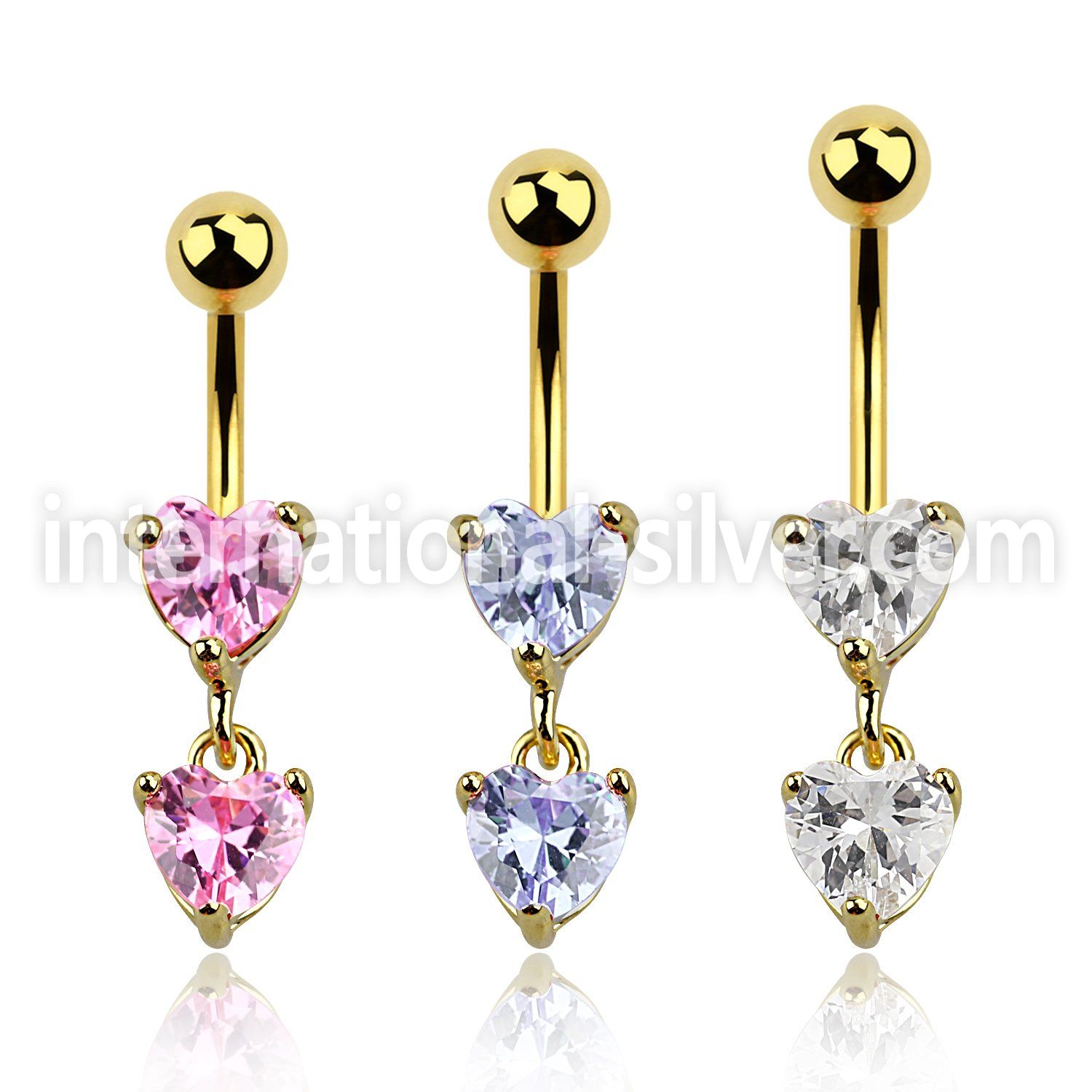 mdgz528 belly rings anodized surgical steel 316l belly button