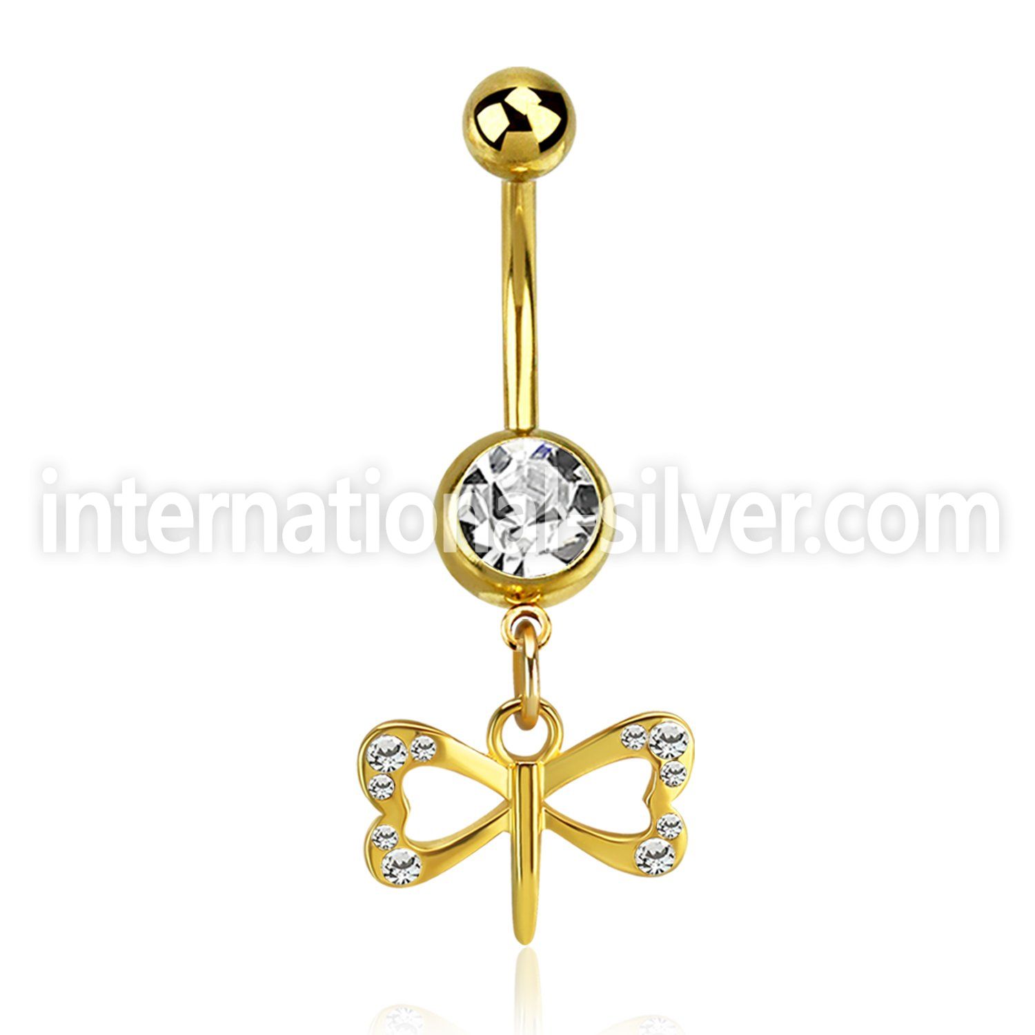 mdk761 anodized surgical steel belly bananas belly piercing