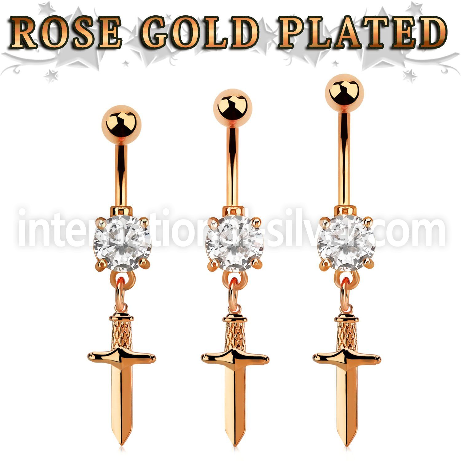 mdrz768 anodized surgical steel belly bananas belly piercing