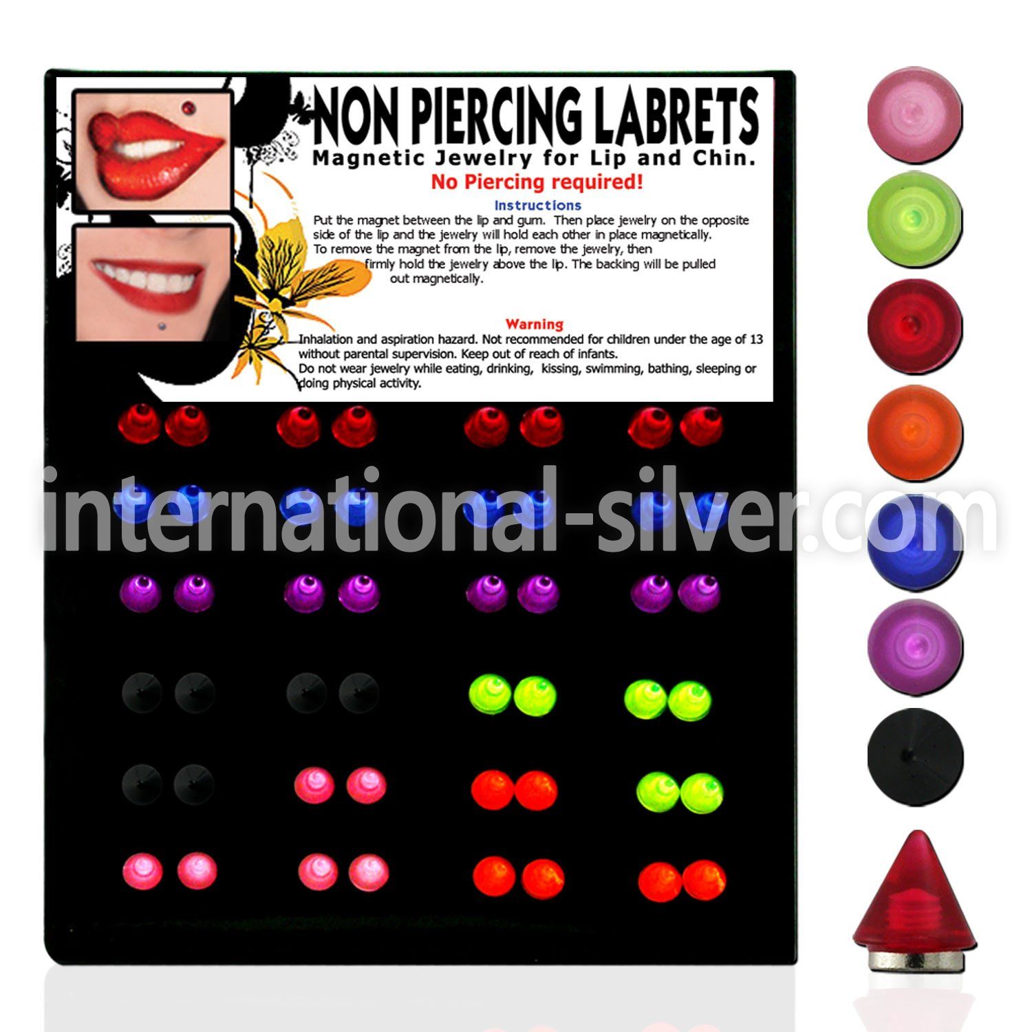 mg101 fake illusion body jewelry acrylic body jewelry belly button