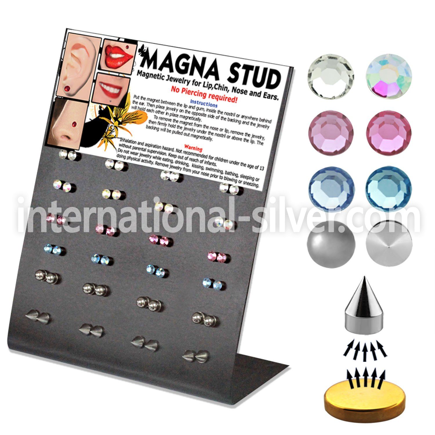 mg92 fake illusion body jewelry surgical steel 316l belly button