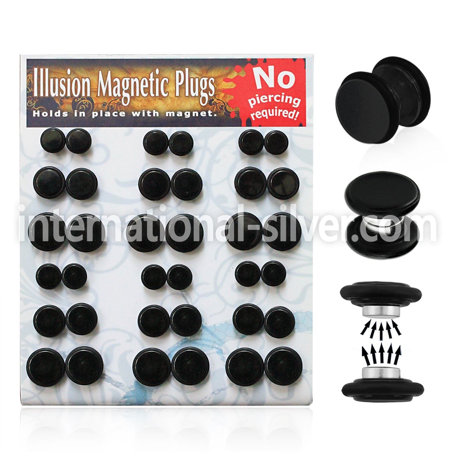 mgmpr2 cheaters  illusion plugs and tapers anodized surgical steel 316l belly button