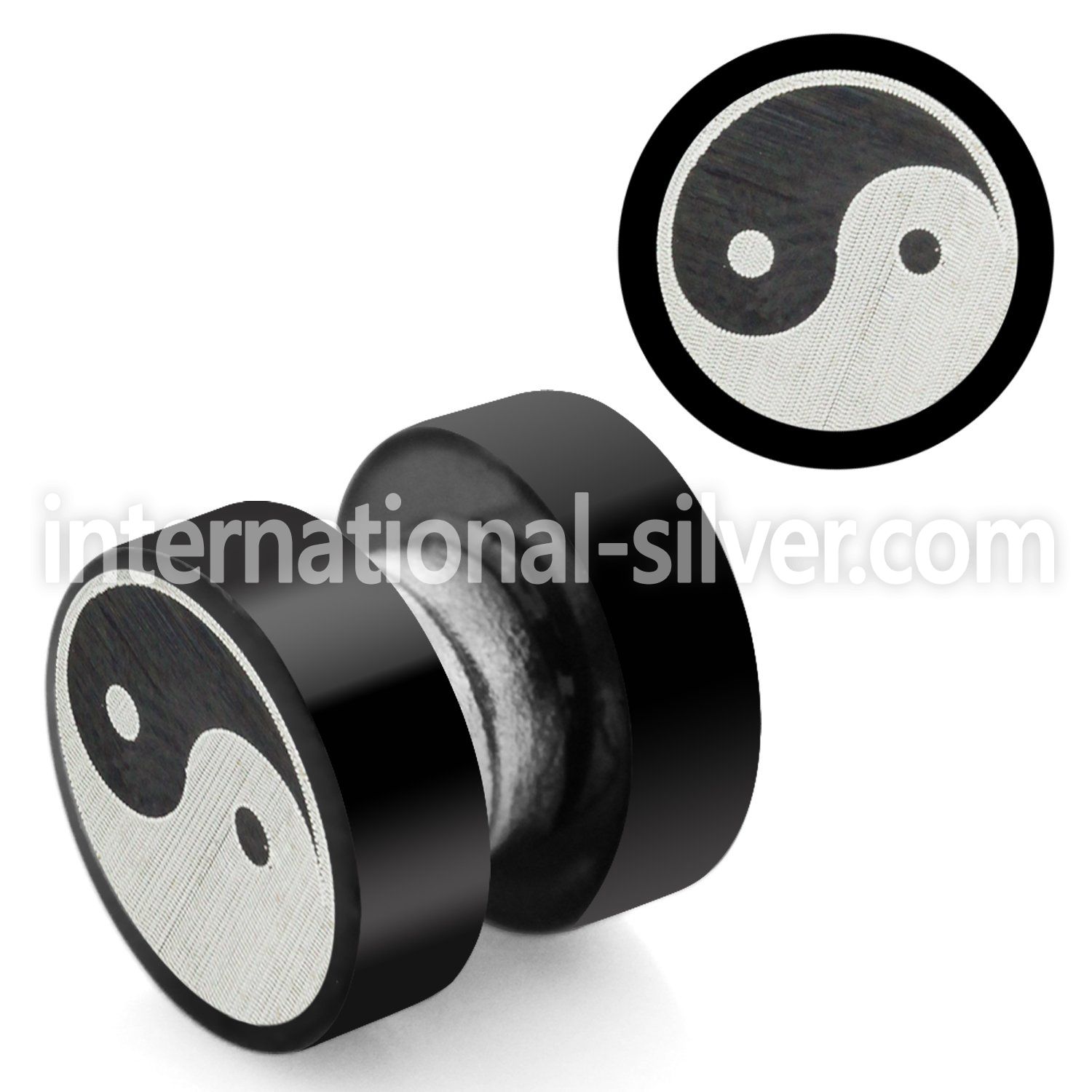 mpls6 cheaters  illusion plugs and tapers anodized surgical steel 316l ear lobe