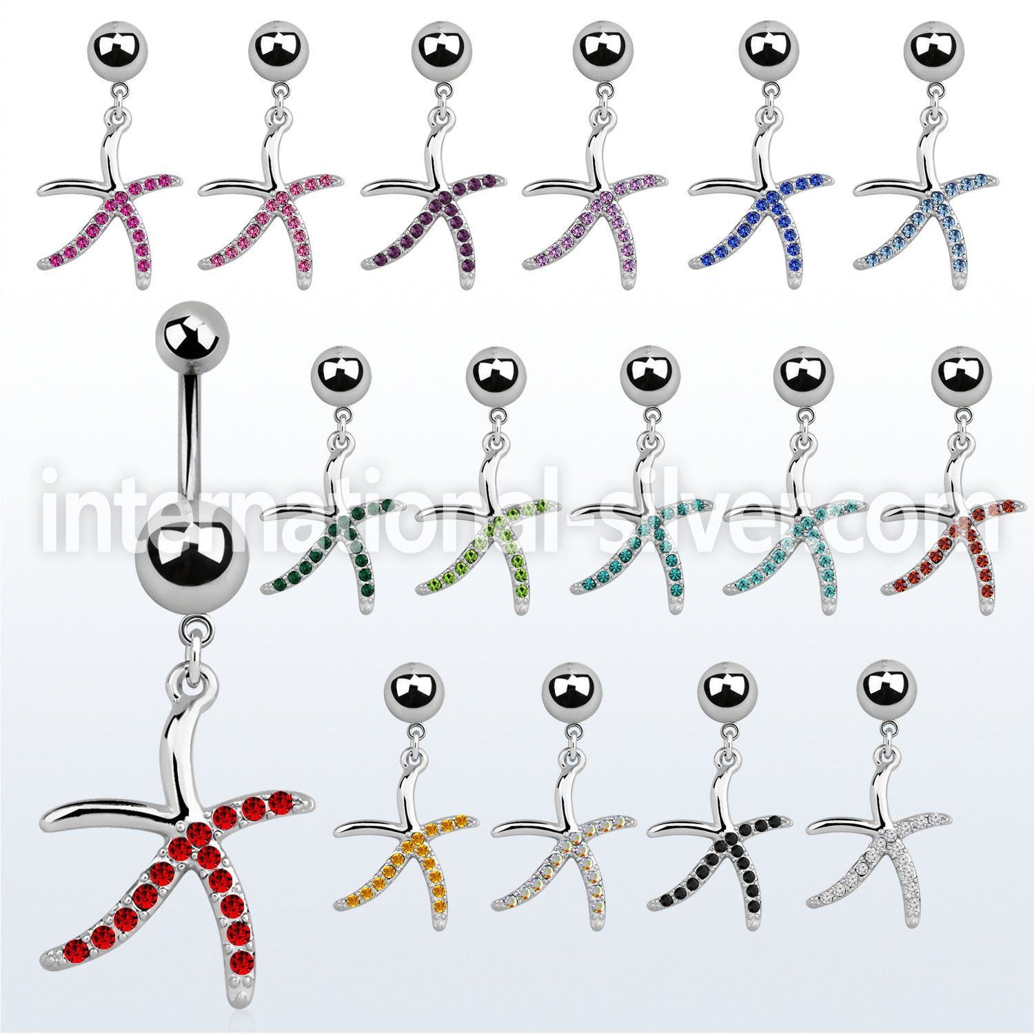 msd643 belly rings surgical steel 316l belly button