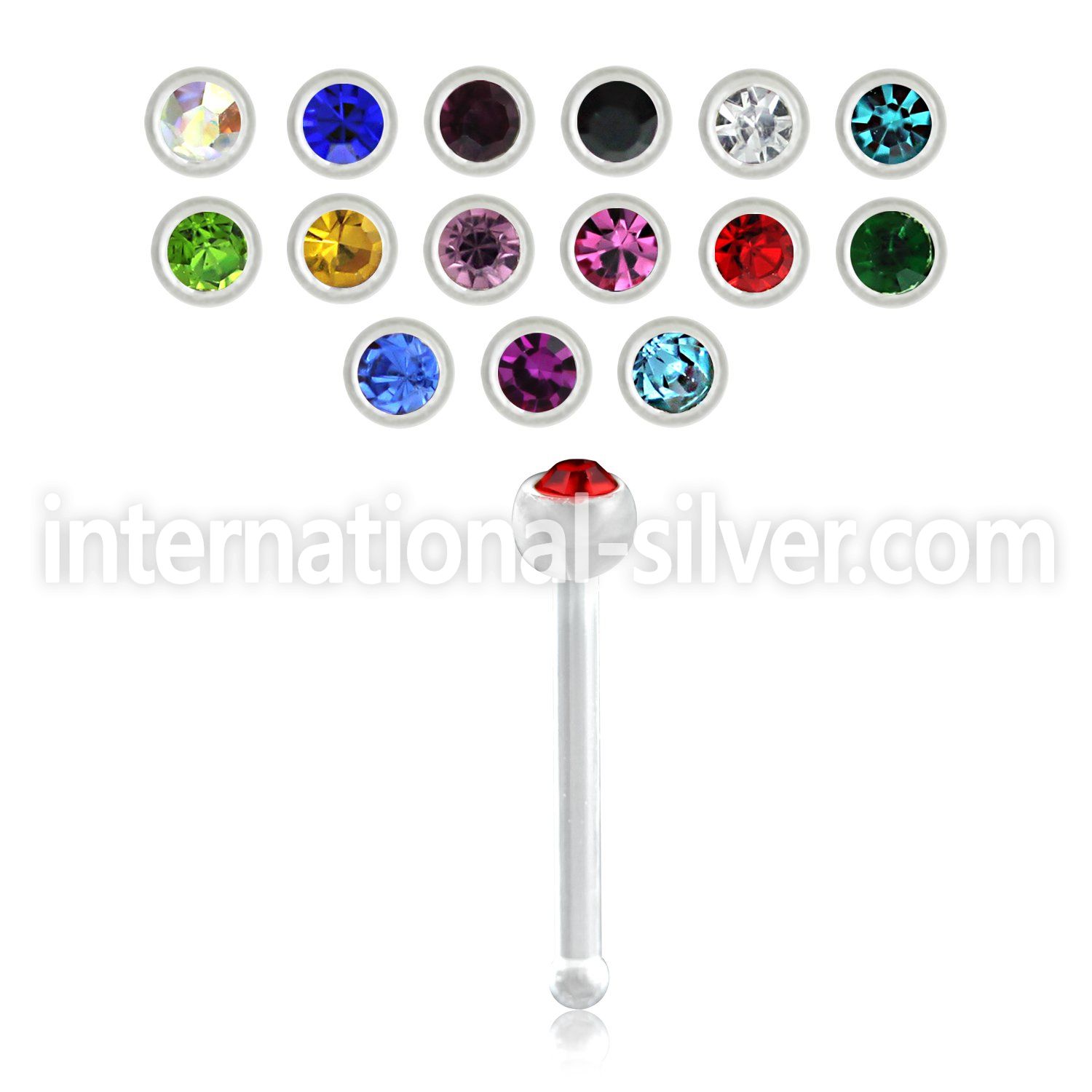 nba3 nose bone acrylic body jewelry nose