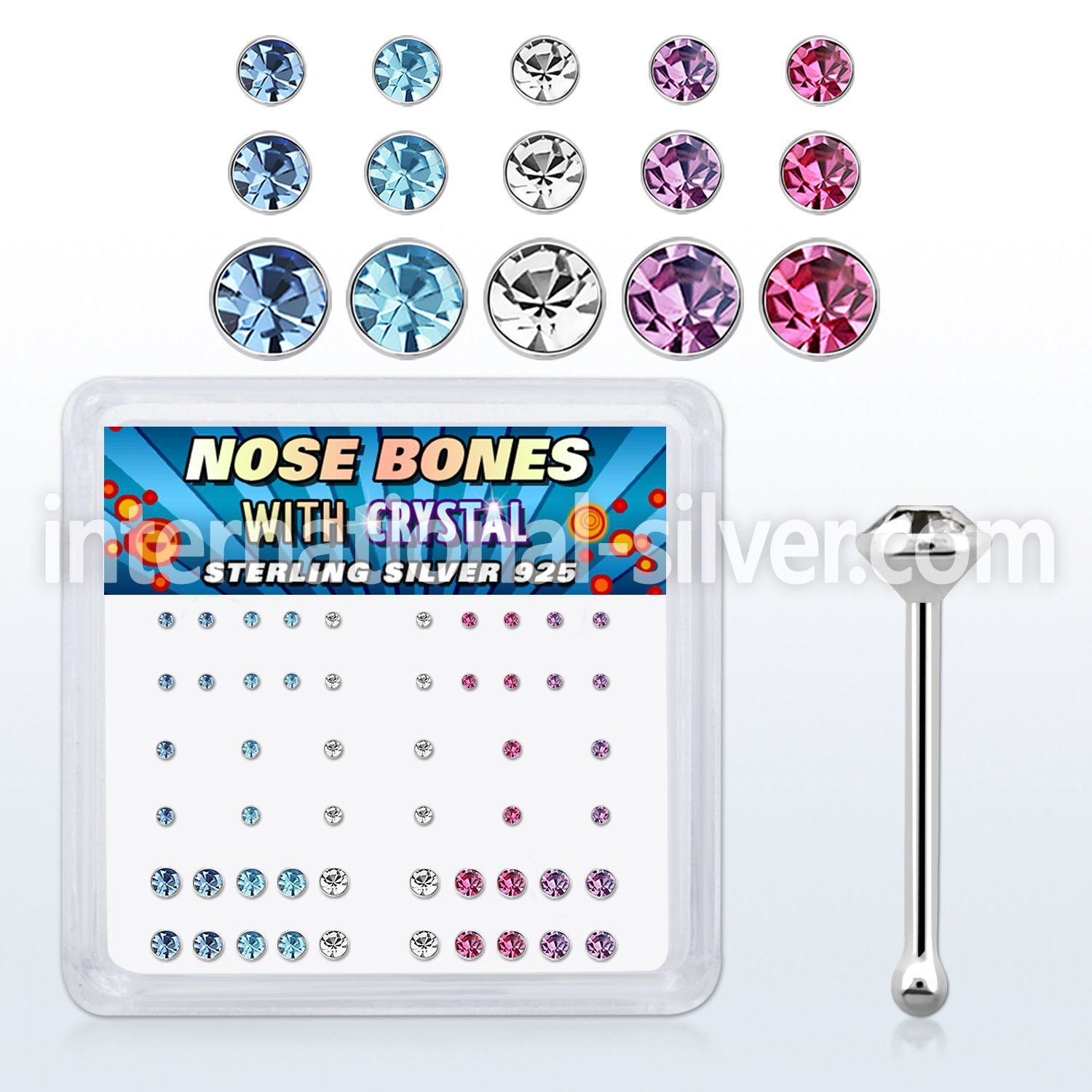 nbbxmm2 nose bone silver 925 nose