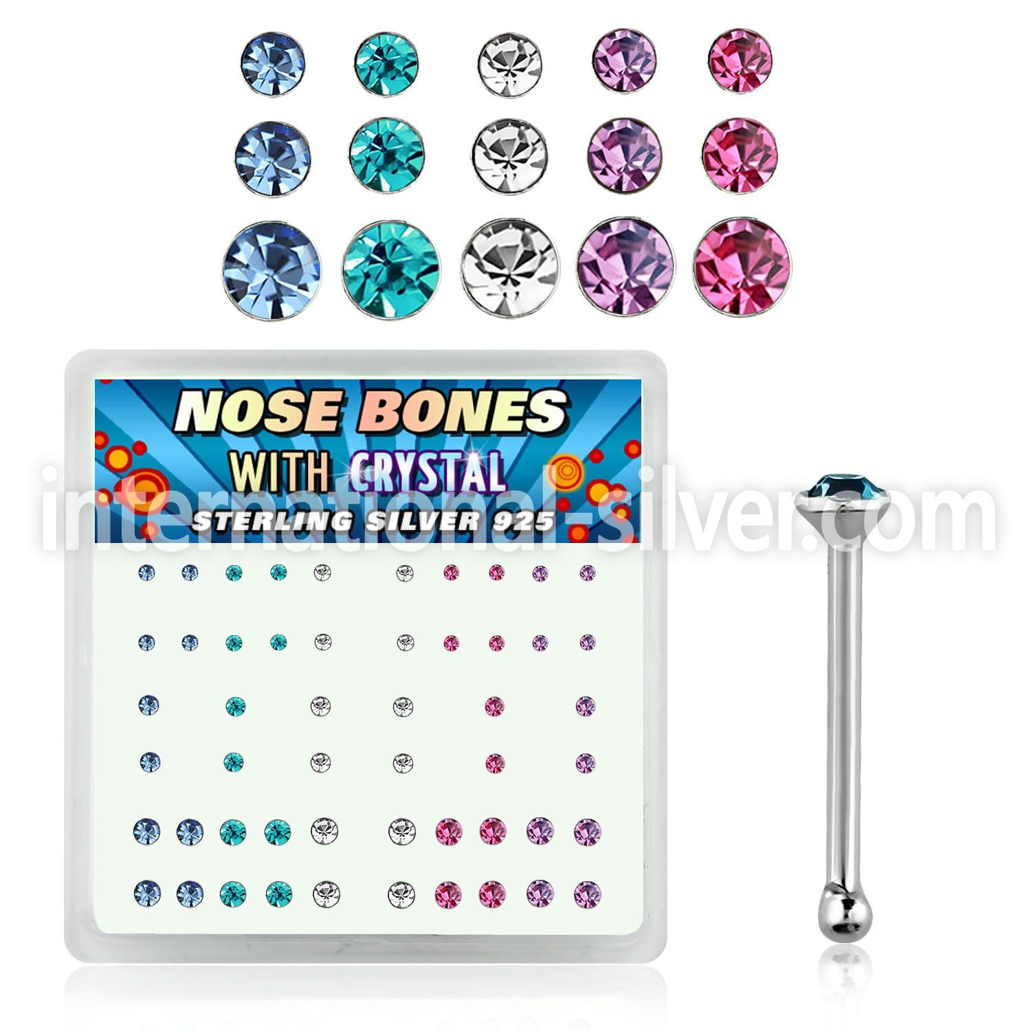 nbbxmm nose bone silver 925 nose