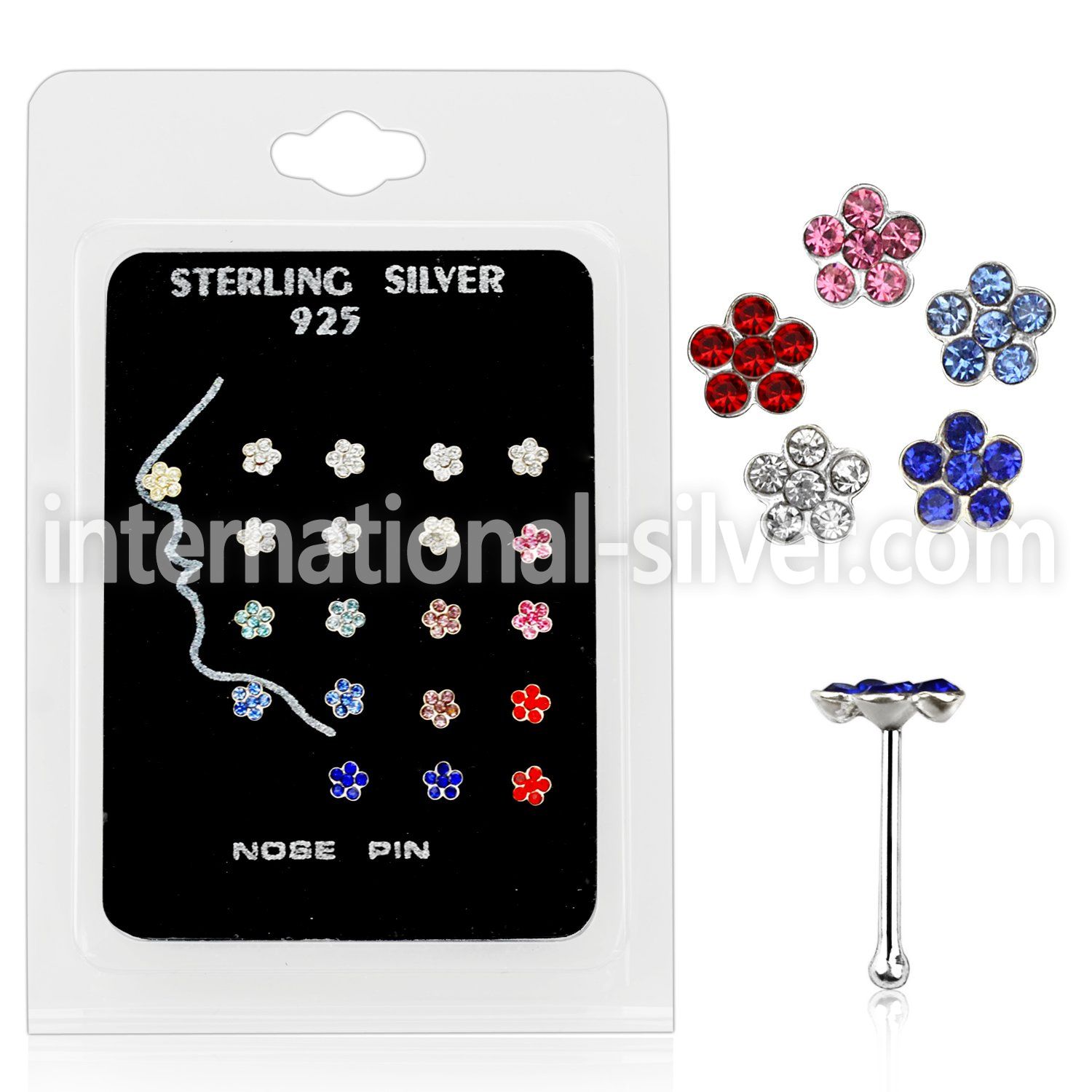 nbflpk nose bone silver 925 nose