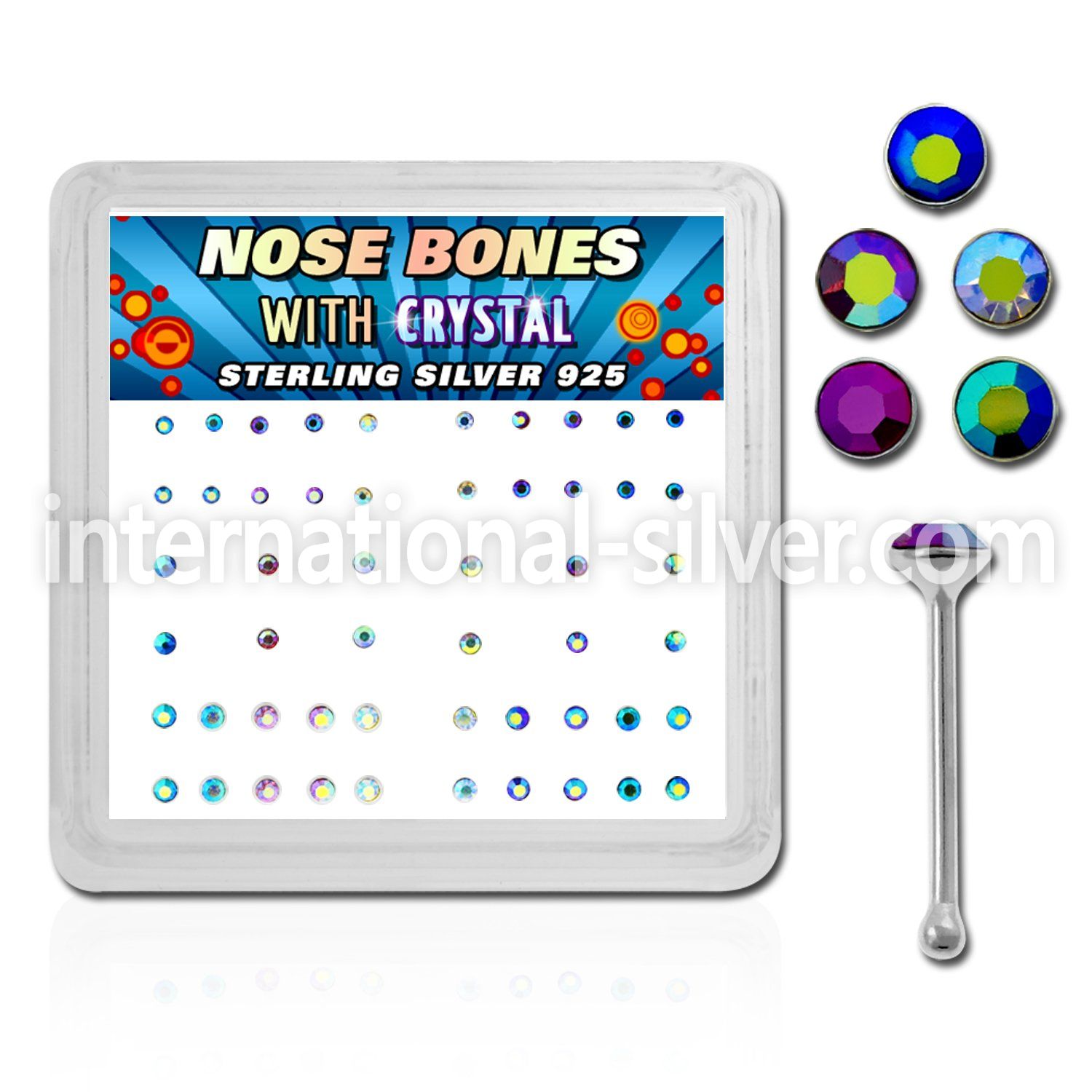 nbmabm nose bone silver 925 nose