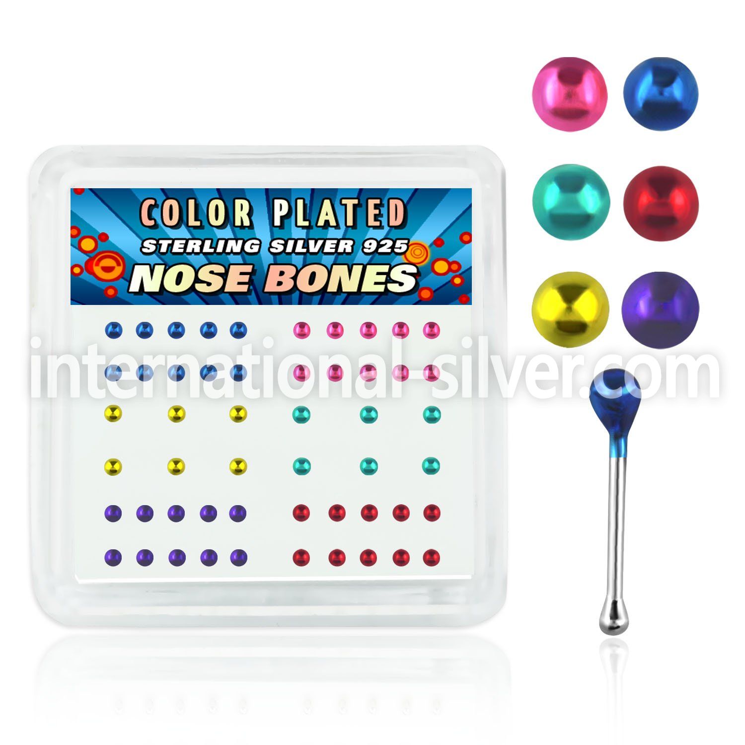 nbmtbx nose bone silver 925 nose