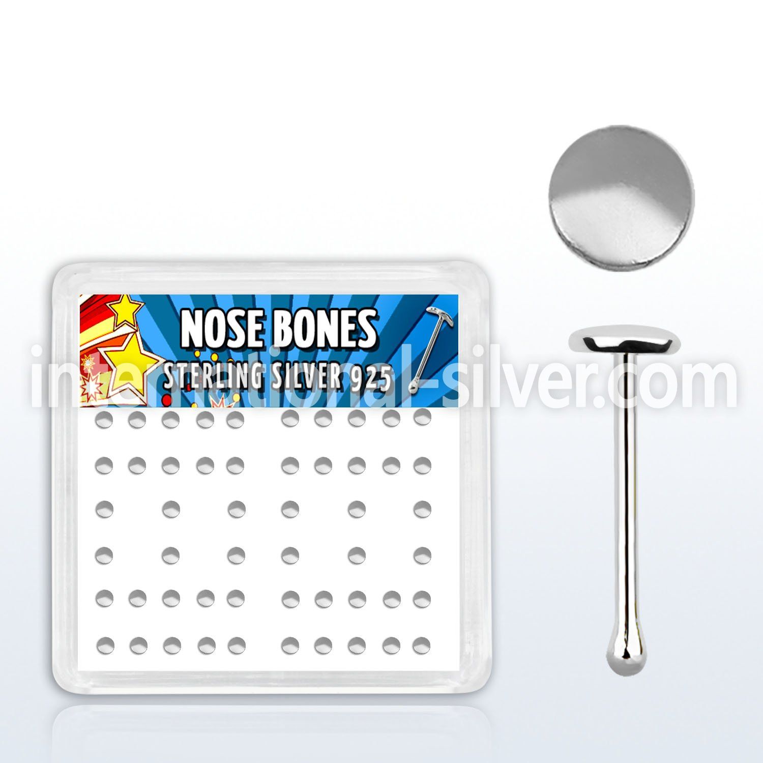 nbmx3 nose bone silver 925 nose