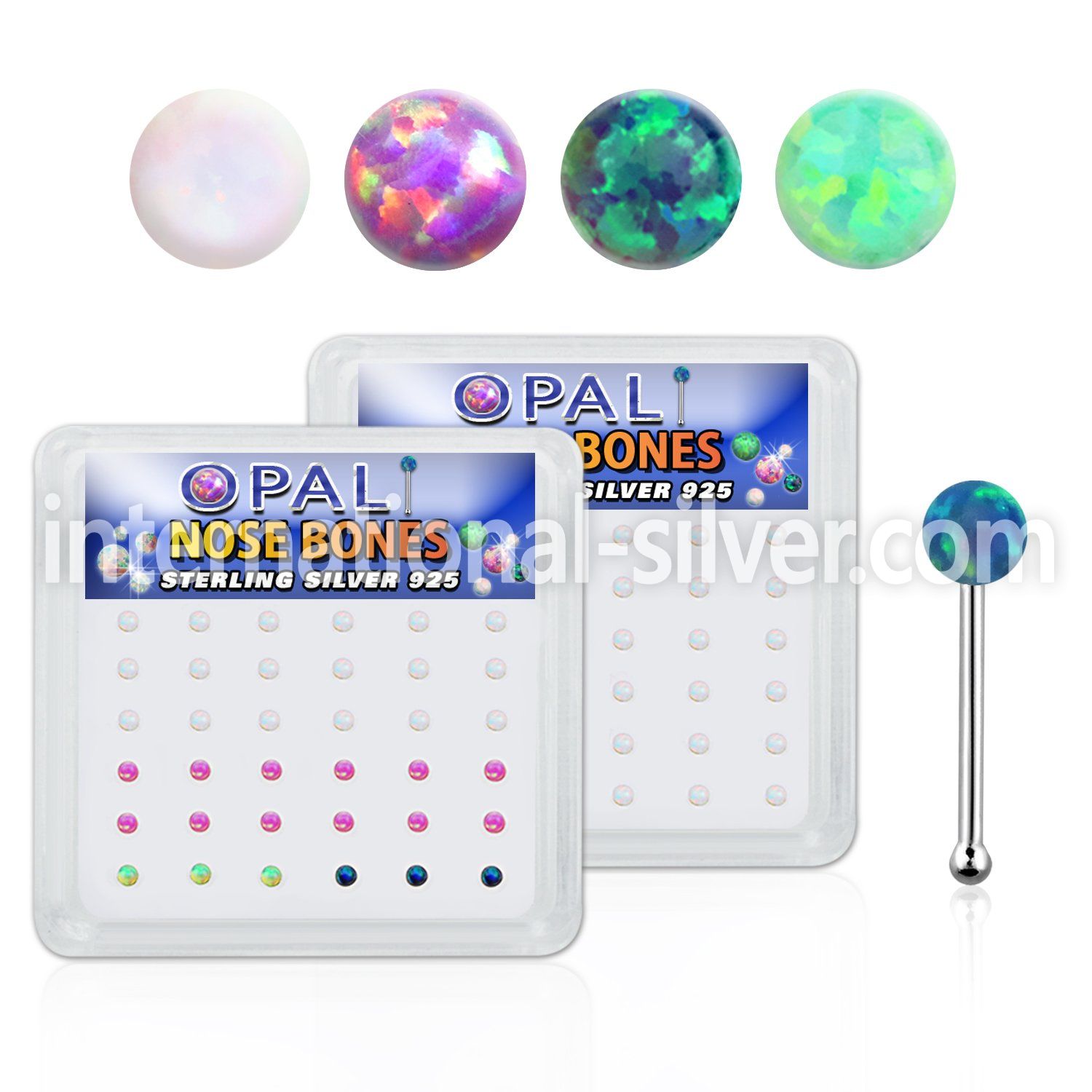 nbo2h nose bone silver 925 nose